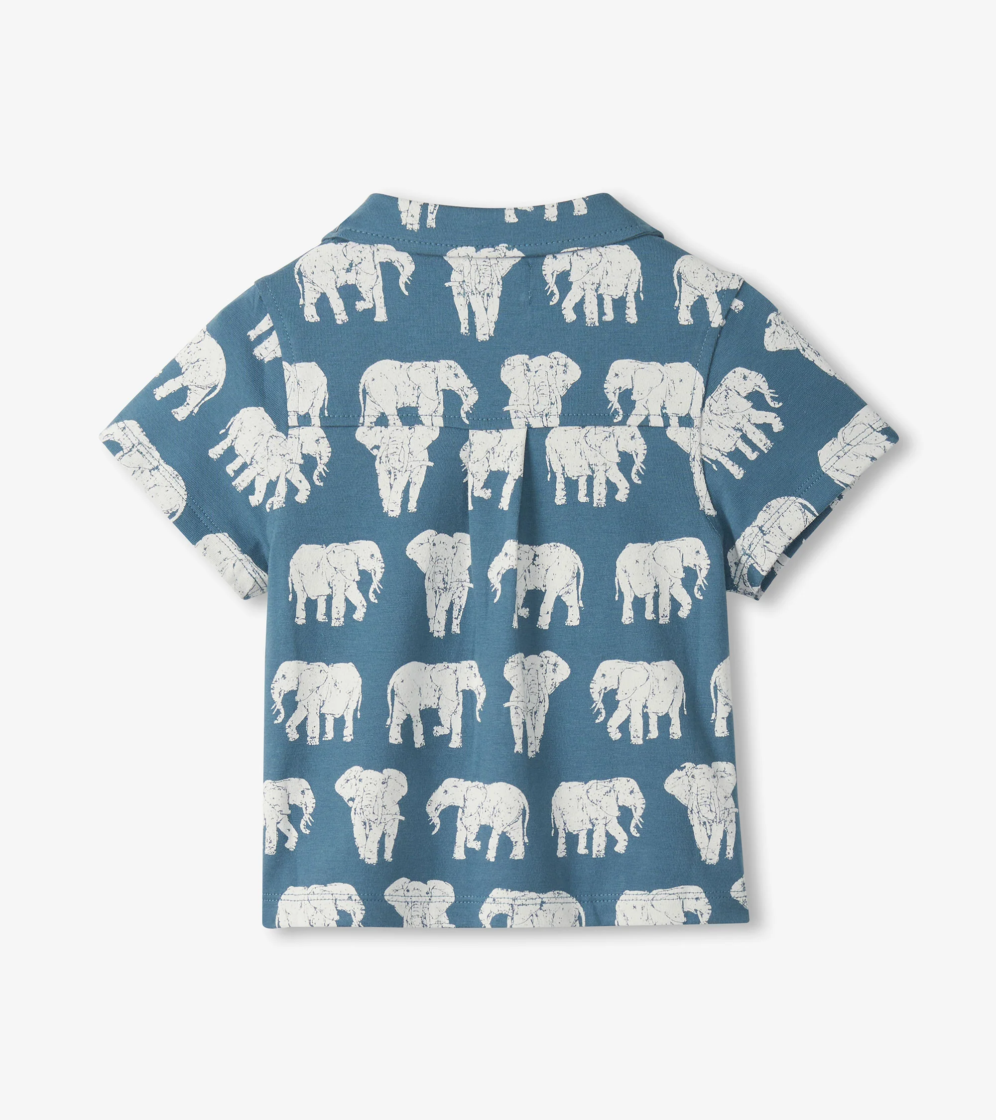 Baby & Toddler Boys Elephants Button Down Shirt - Image 2