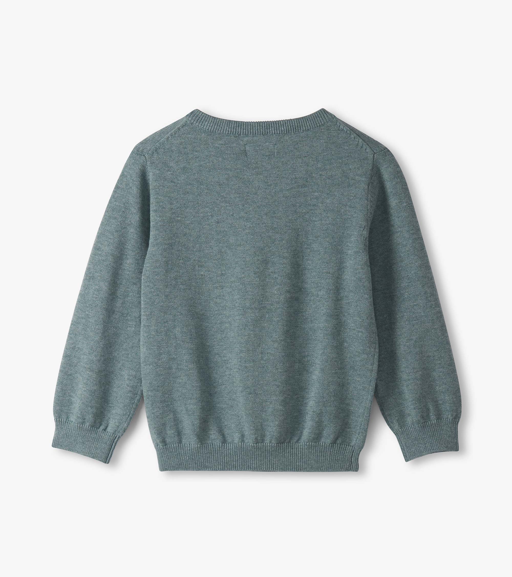 Baby & Toddler Boys Friendly Wolf V-Neck Sweater - Image 2