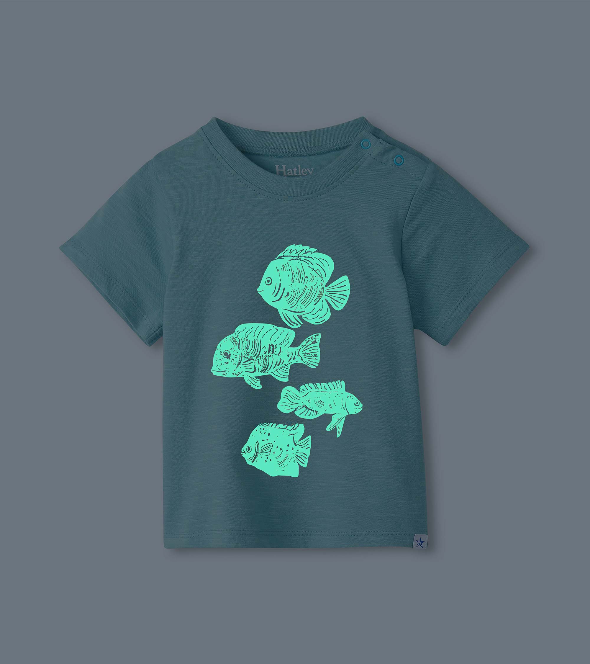 Baby & Toddler Boys Glow in the Dark Fish T-Shirt - Image 2