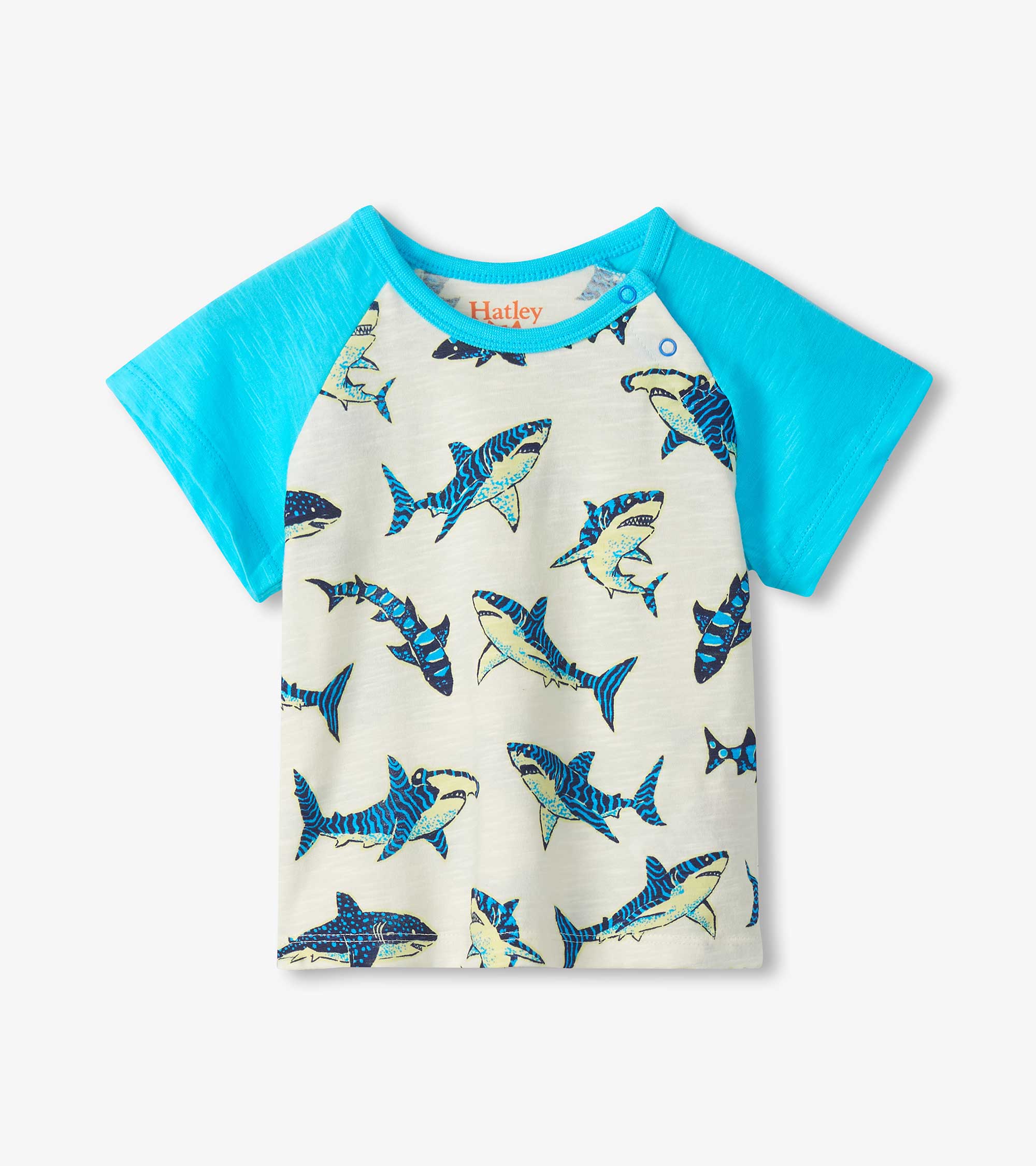 Baby & Toddler Boys Glow in the Dark Sharks Raglan T-Shirt