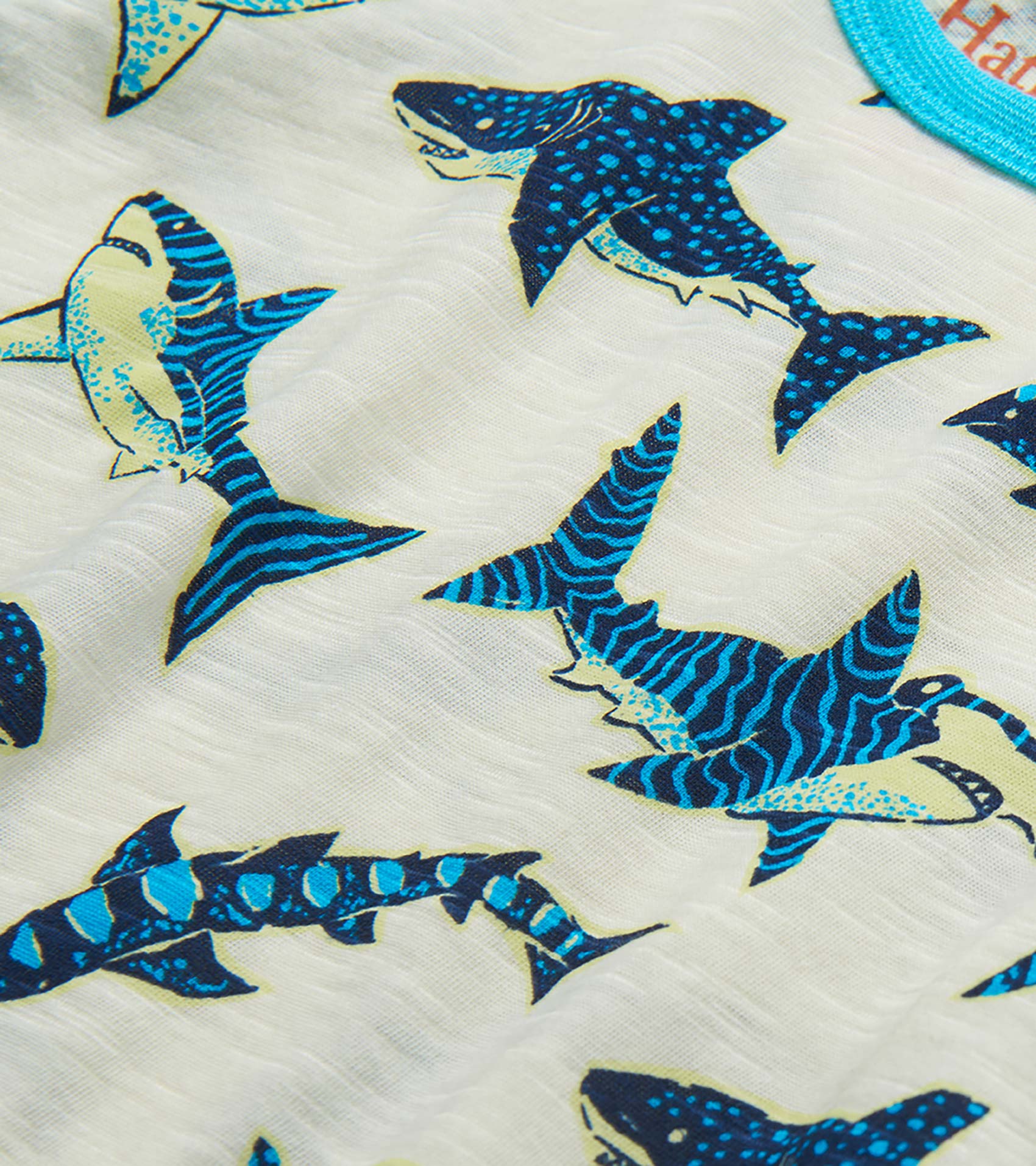 Baby & Toddler Boys Glow in the Dark Sharks Raglan T-Shirt - Image 4