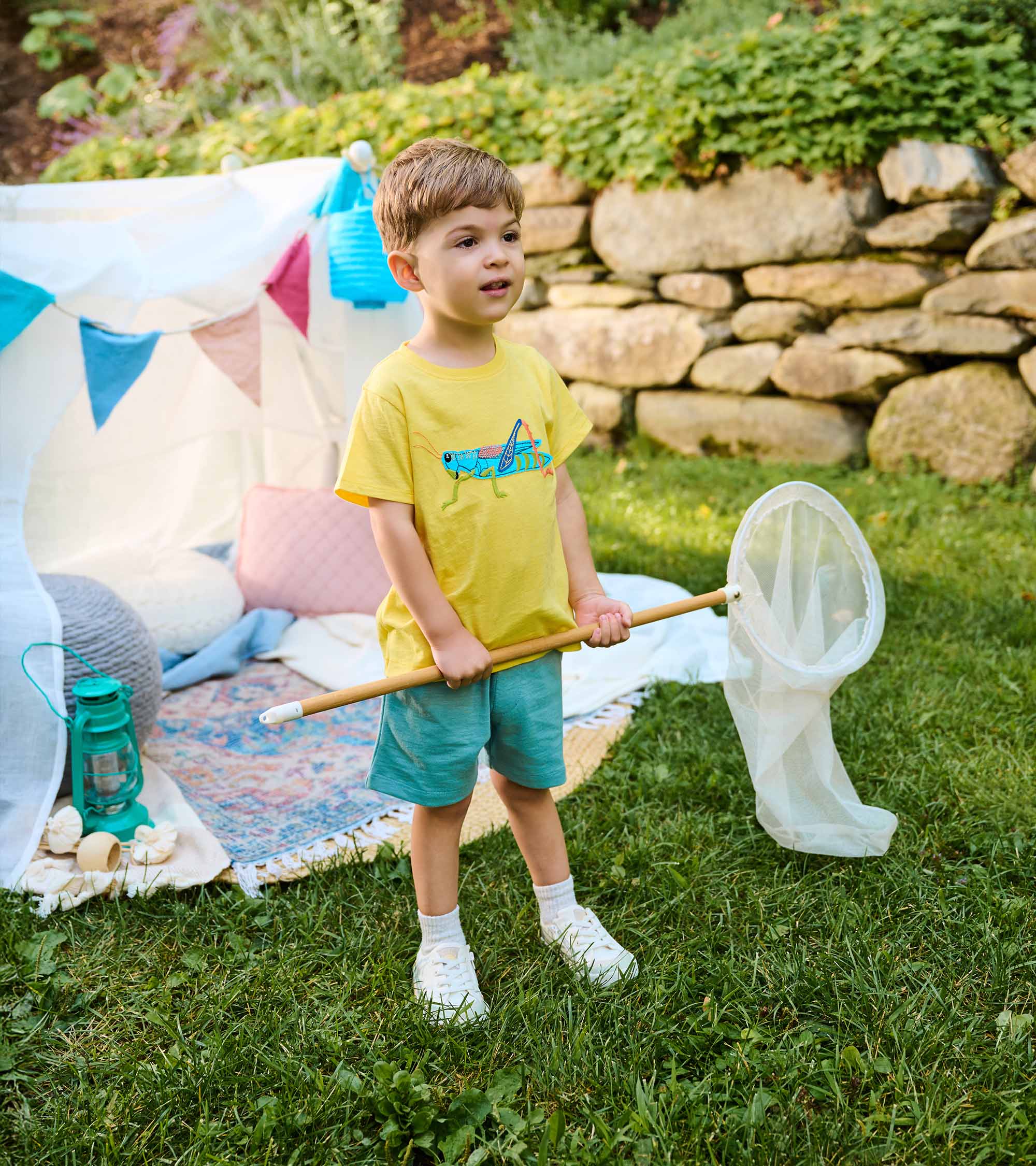 Baby & Toddler Boys Grasshopper T-Shirt & Shorts Set