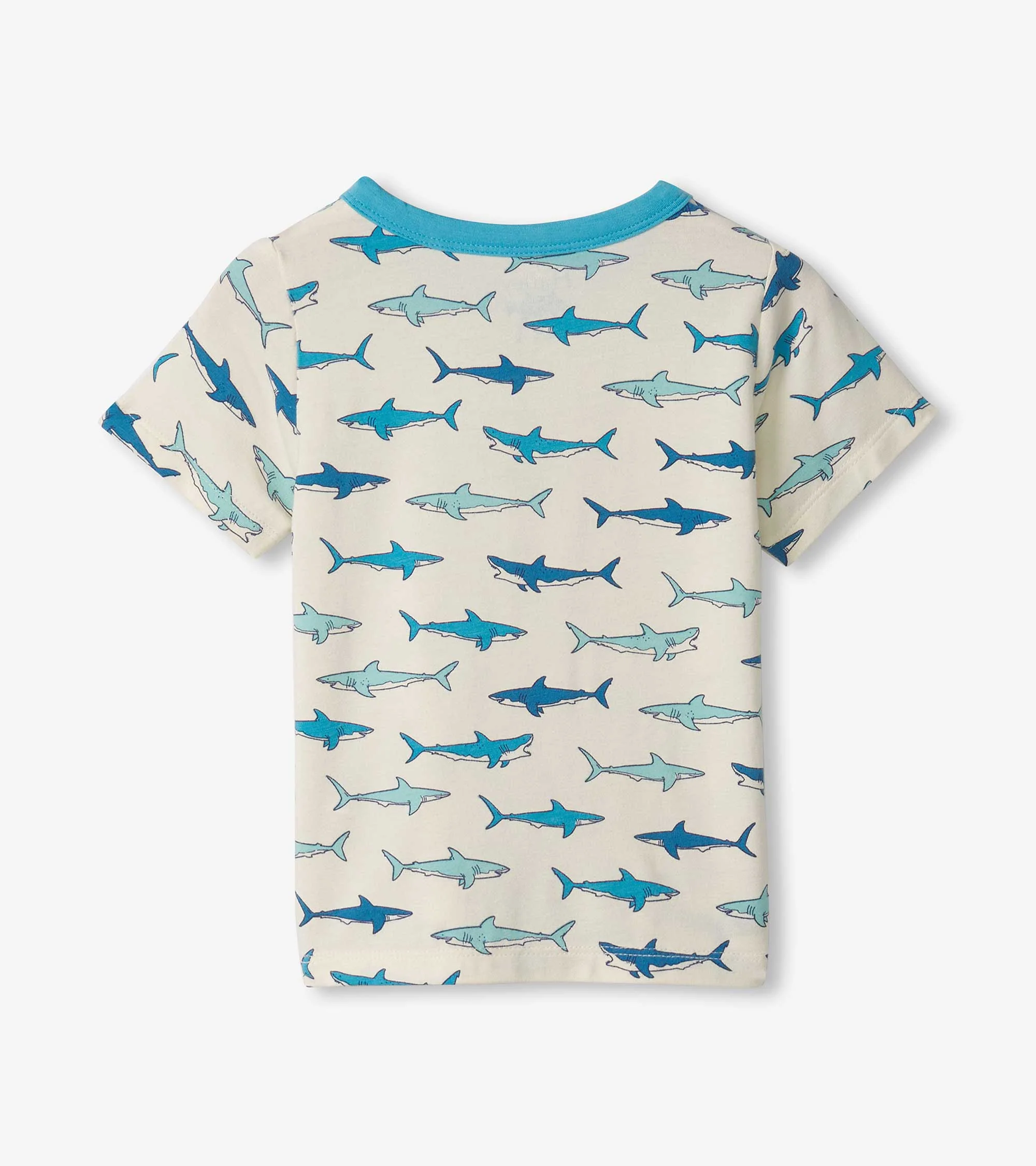 Baby & Toddler Boys Hungry Sharks Bamboo Henley - Image 2
