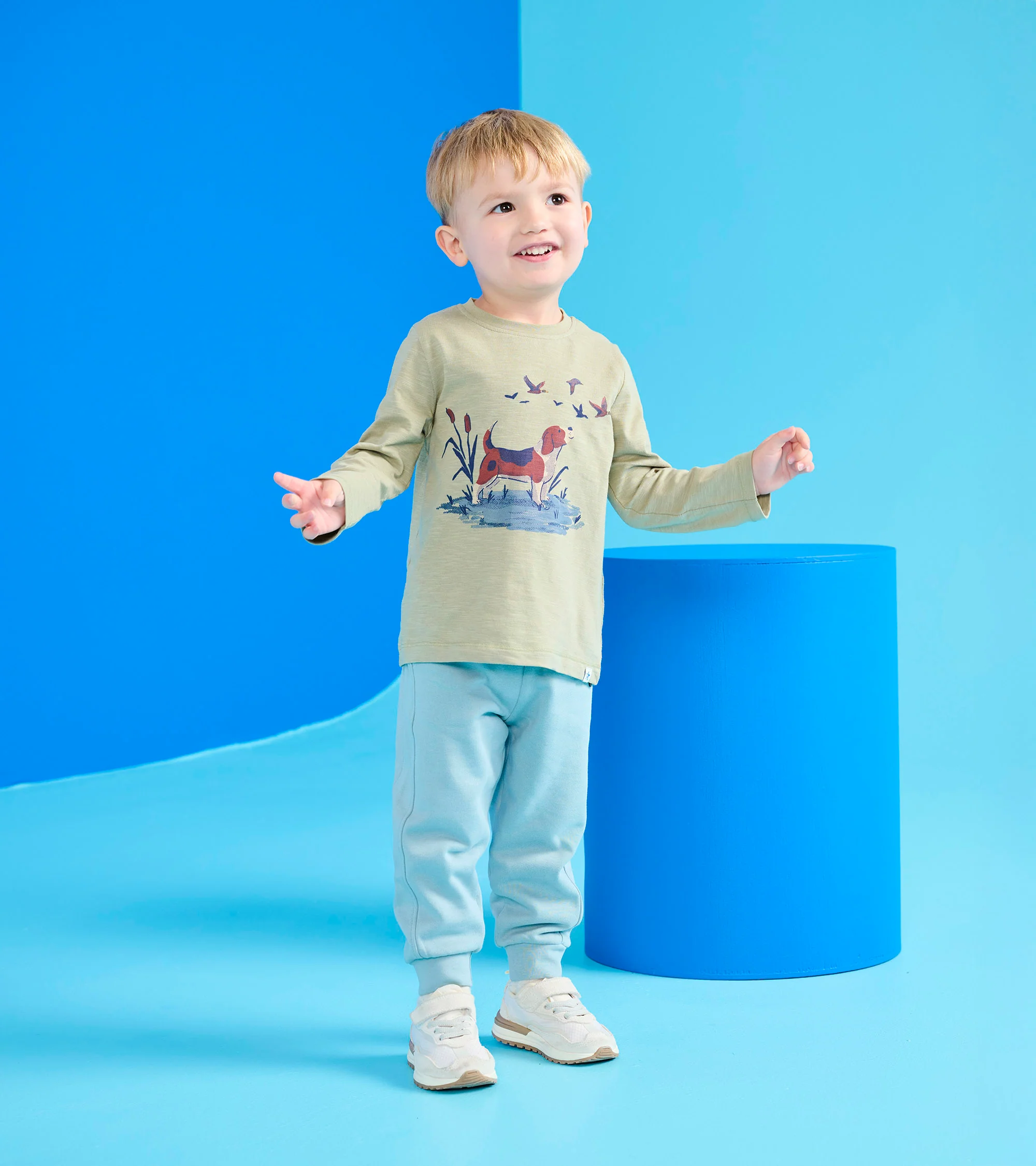 Baby & Toddler Boys Hunting Dogs Graphic Lounge Set - Image 2