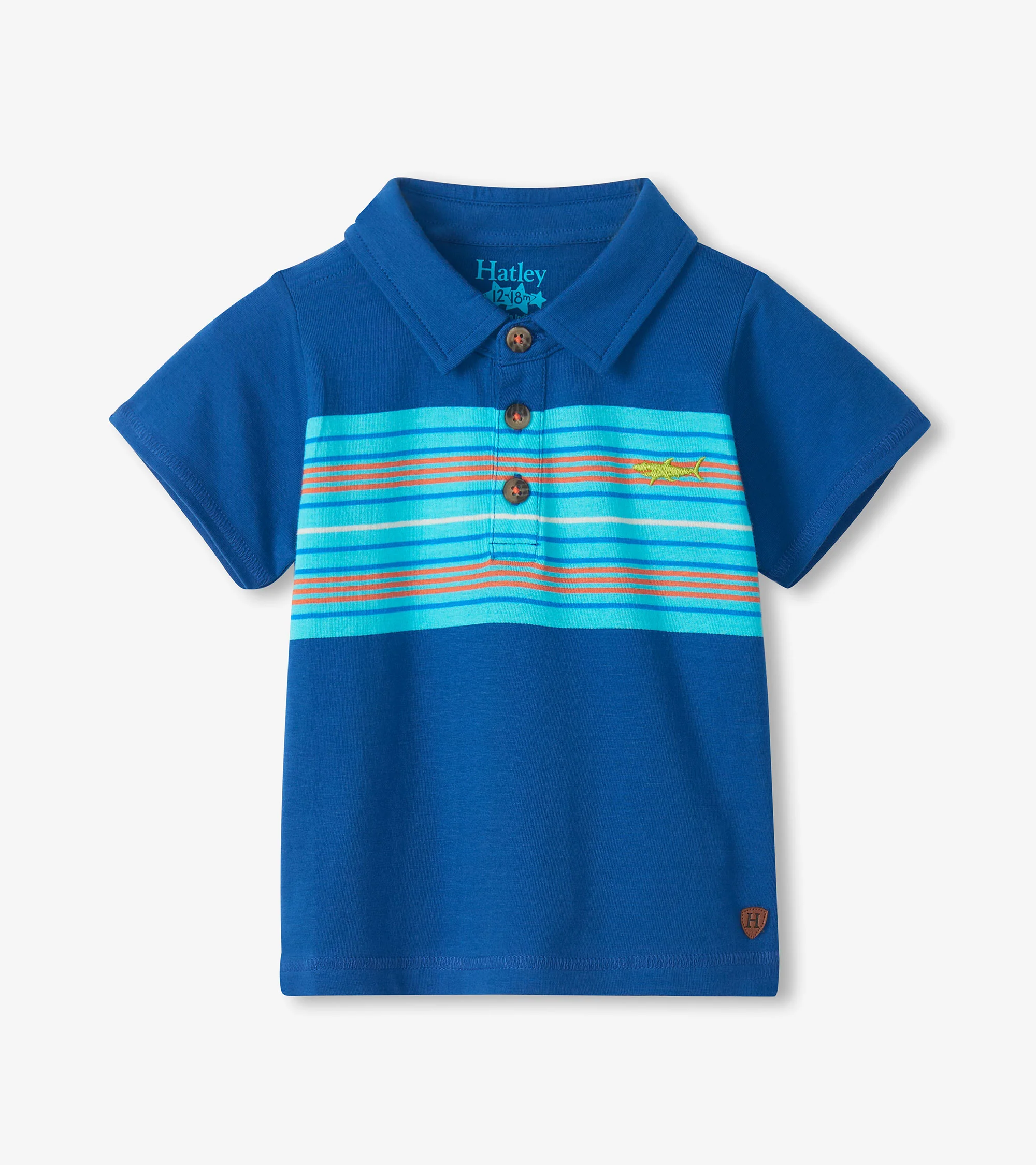 Baby & Toddler Boys Limoges Stripes Peached Jersey Polo T-Shirt