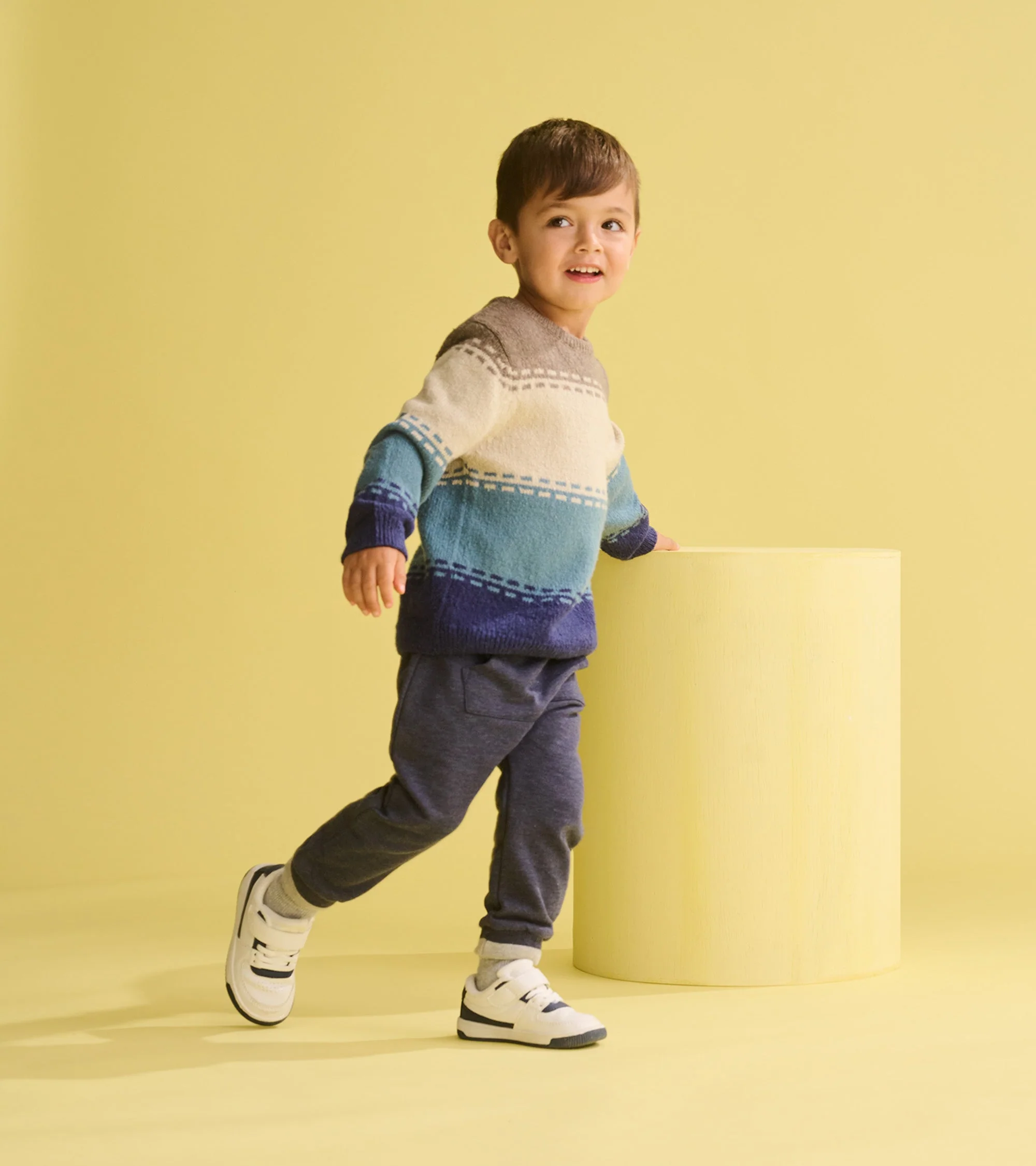 Baby & Toddler Boys Navy Kangaroo Pocket Joggers - Image 3