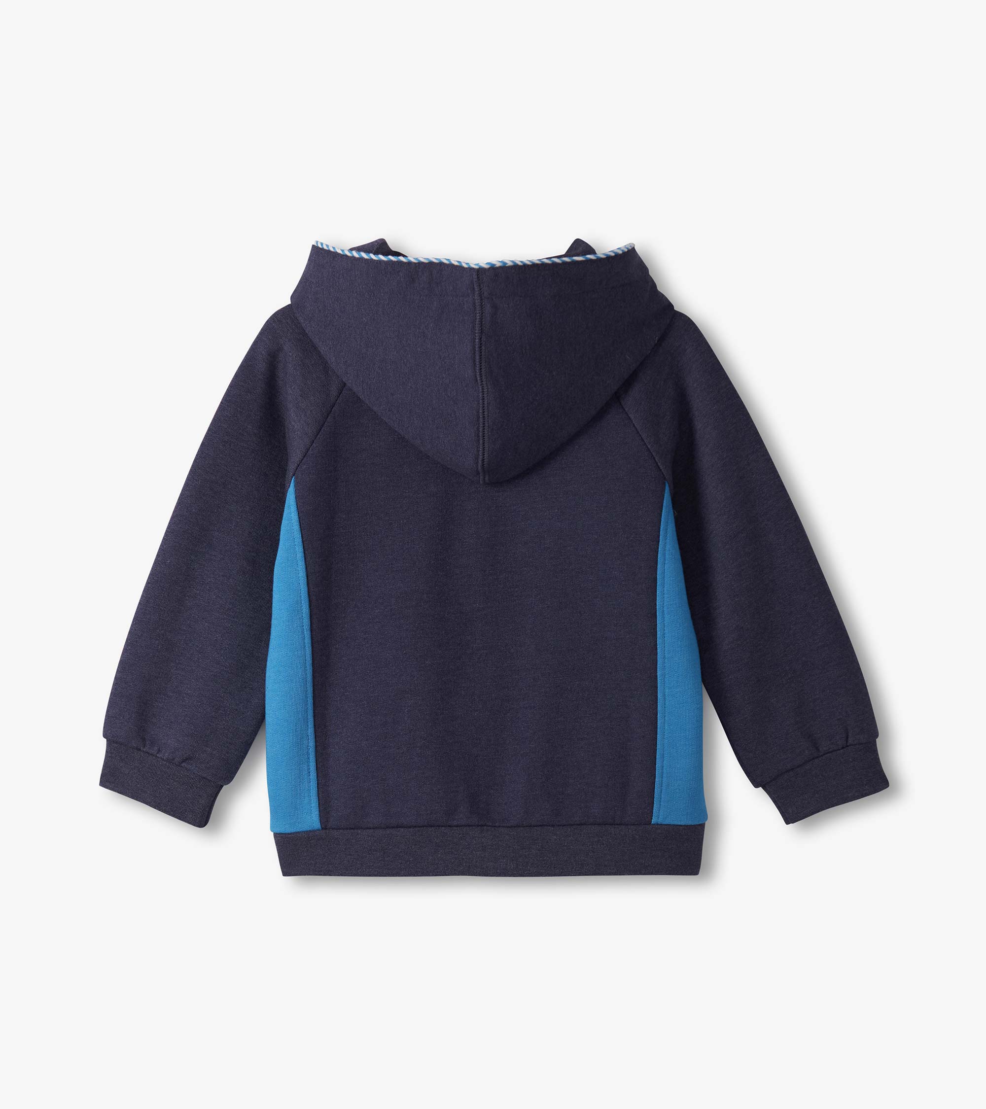 Baby & Toddler Boys Patriot Blue Melange Zip-Up Hoodie - Image 3