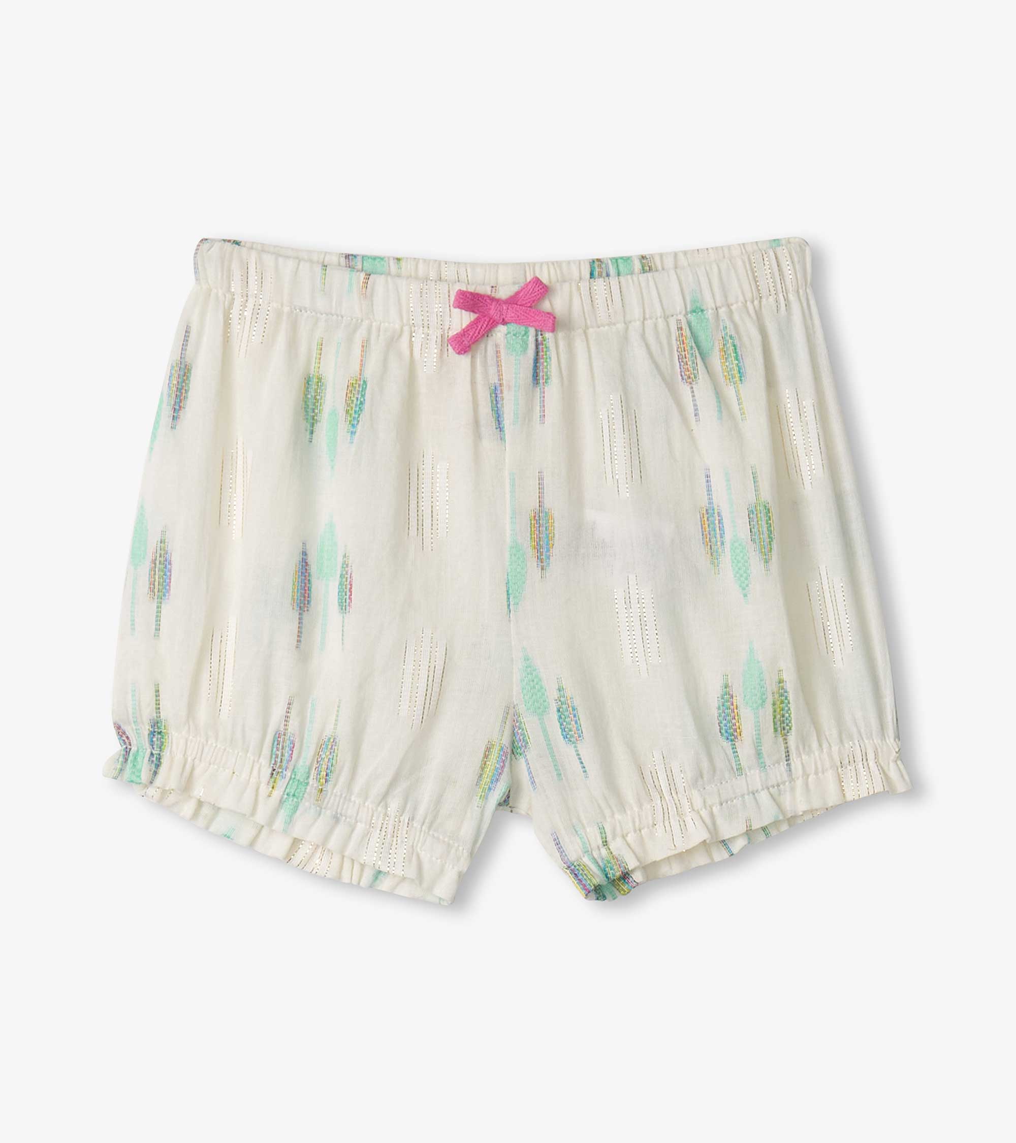 Baby & Toddler Girls Blue Feathers Pin Tuck Tup & Bloomer Set - Image 5