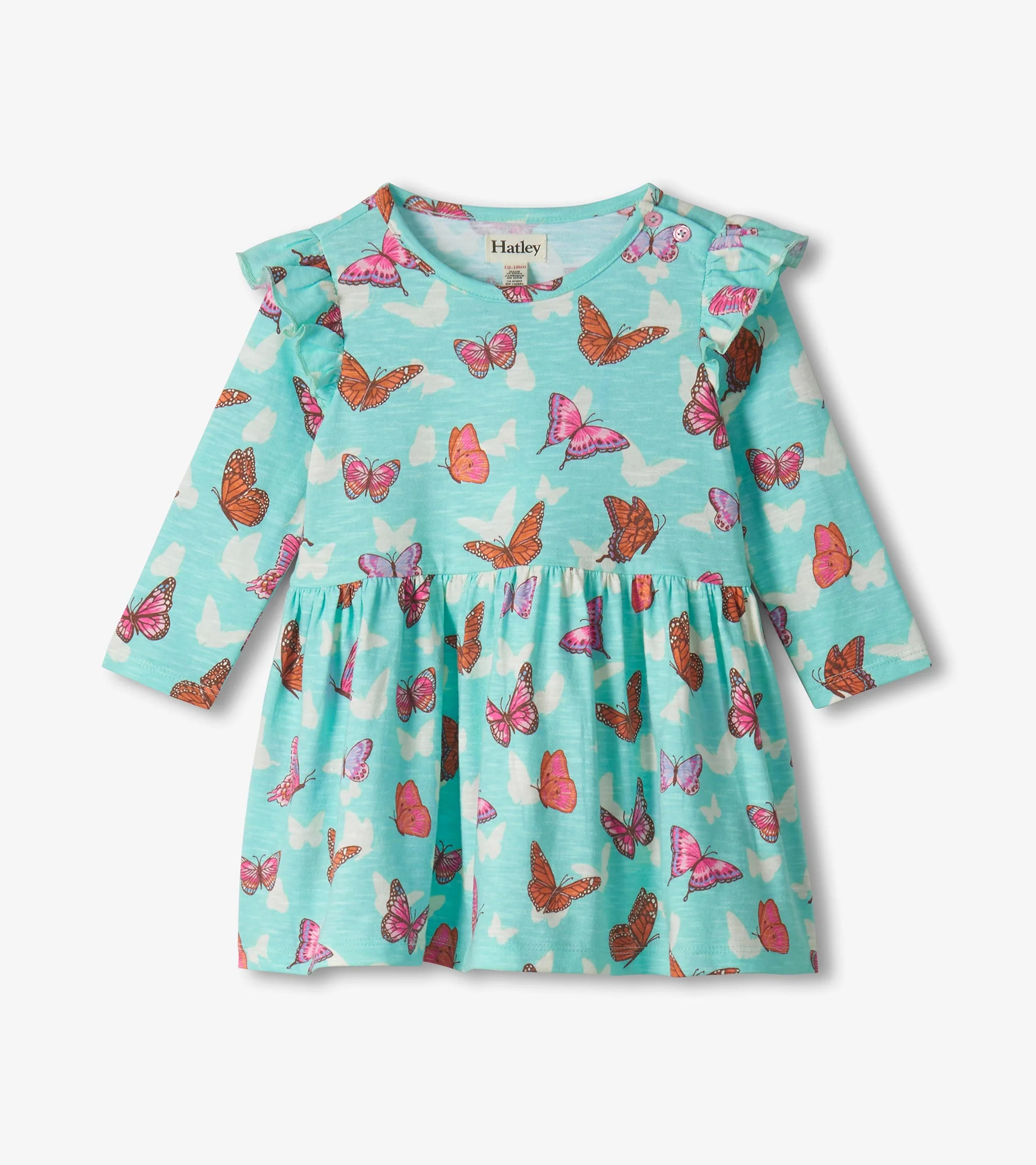 Baby & Toddler Girls Butterfly Ruffle Dress and Legging Set - Image 5