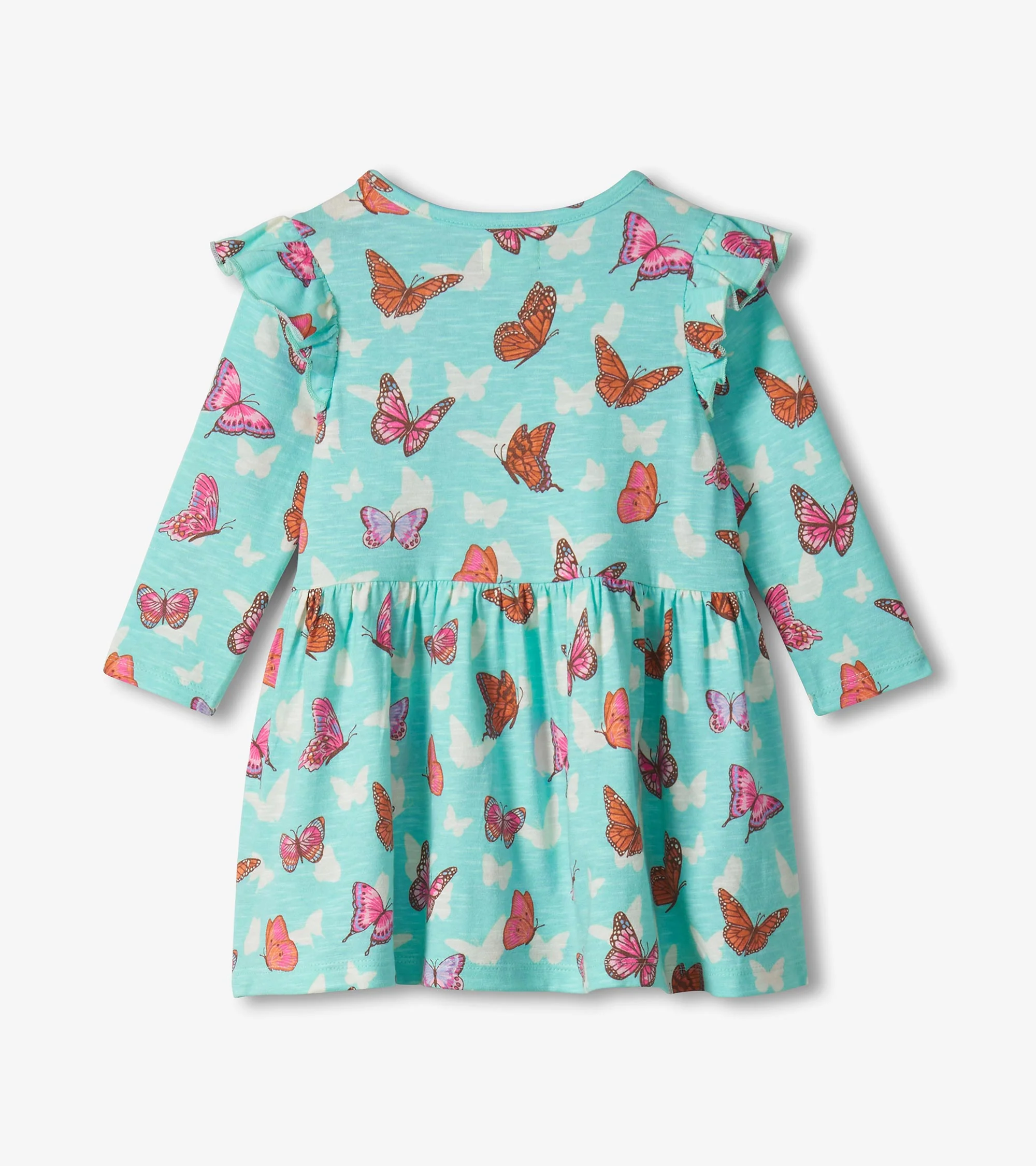 Baby & Toddler Girls Butterfly Ruffle Dress and Legging Set - Image 7