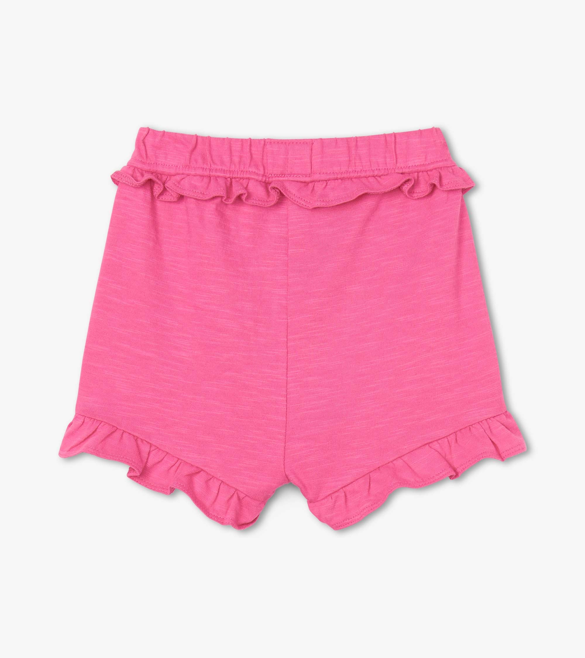 Baby & Toddler Girls Carmine Rose Ruffle Shorts - Image 3
