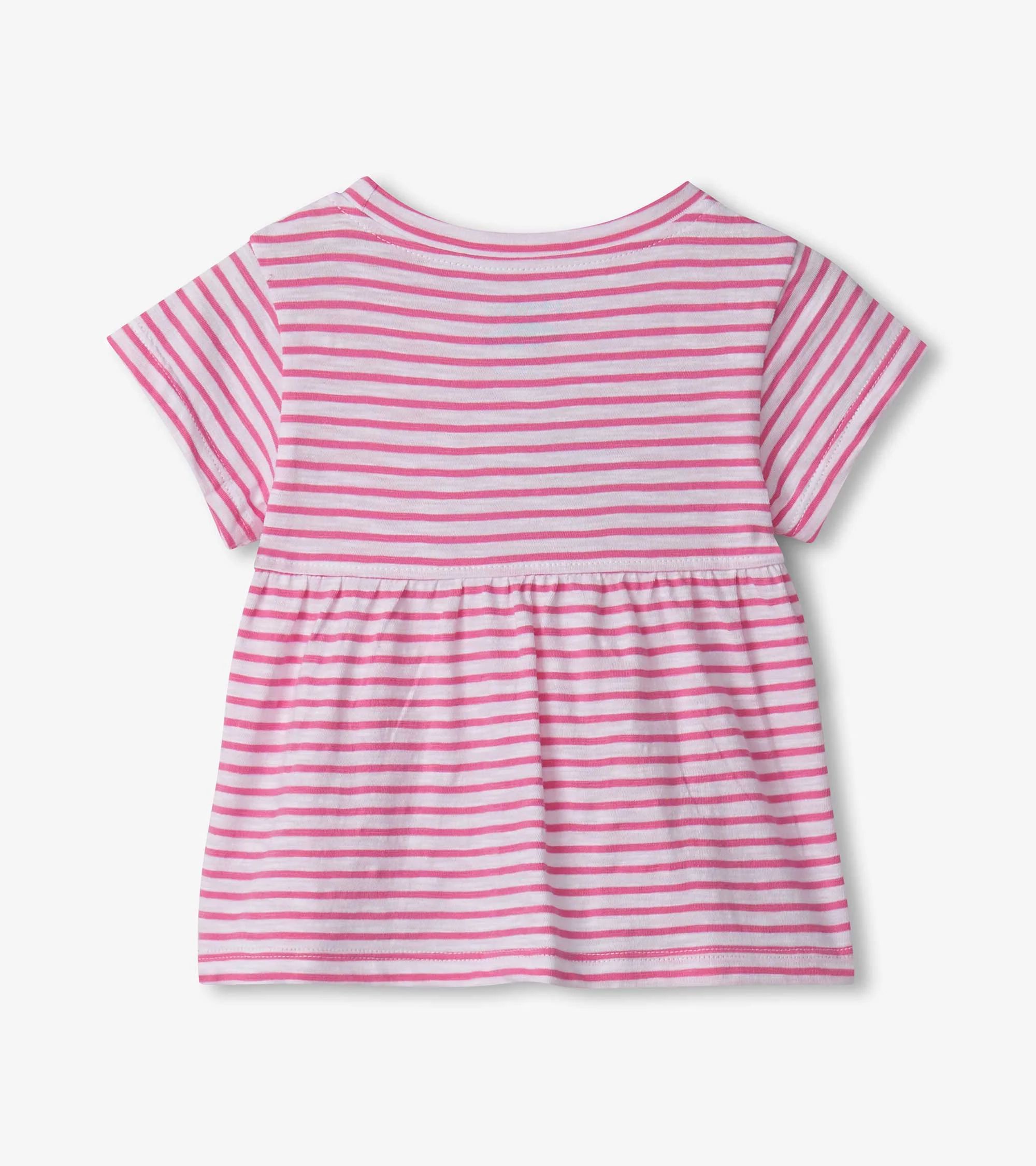 Baby & Toddler Girls Cherry Stripes Graphic Tee - Image 2