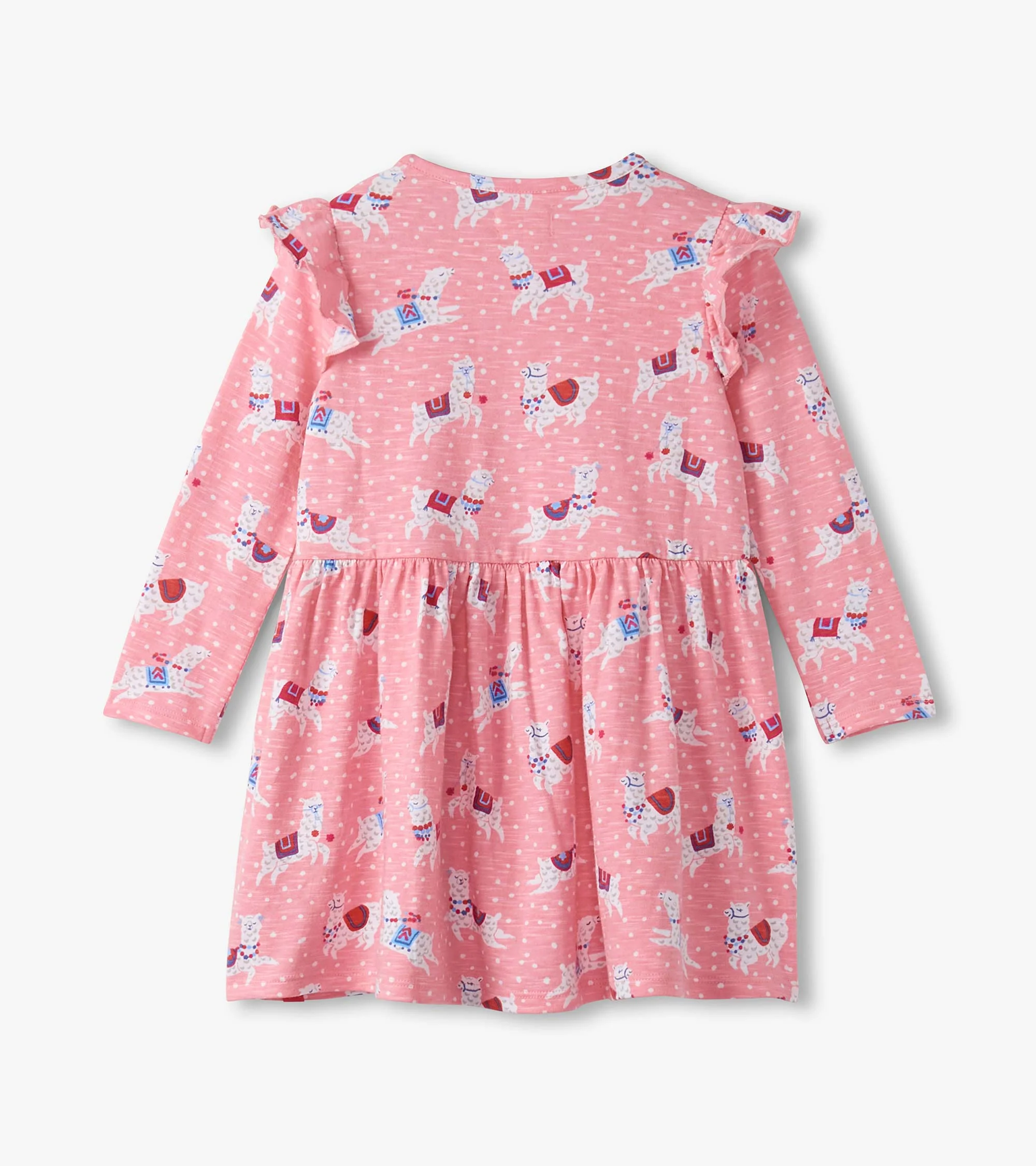 Baby & Toddler Girls Dancing Alpacas Ruffle Sleeve Dress and Legging Set - Image 5