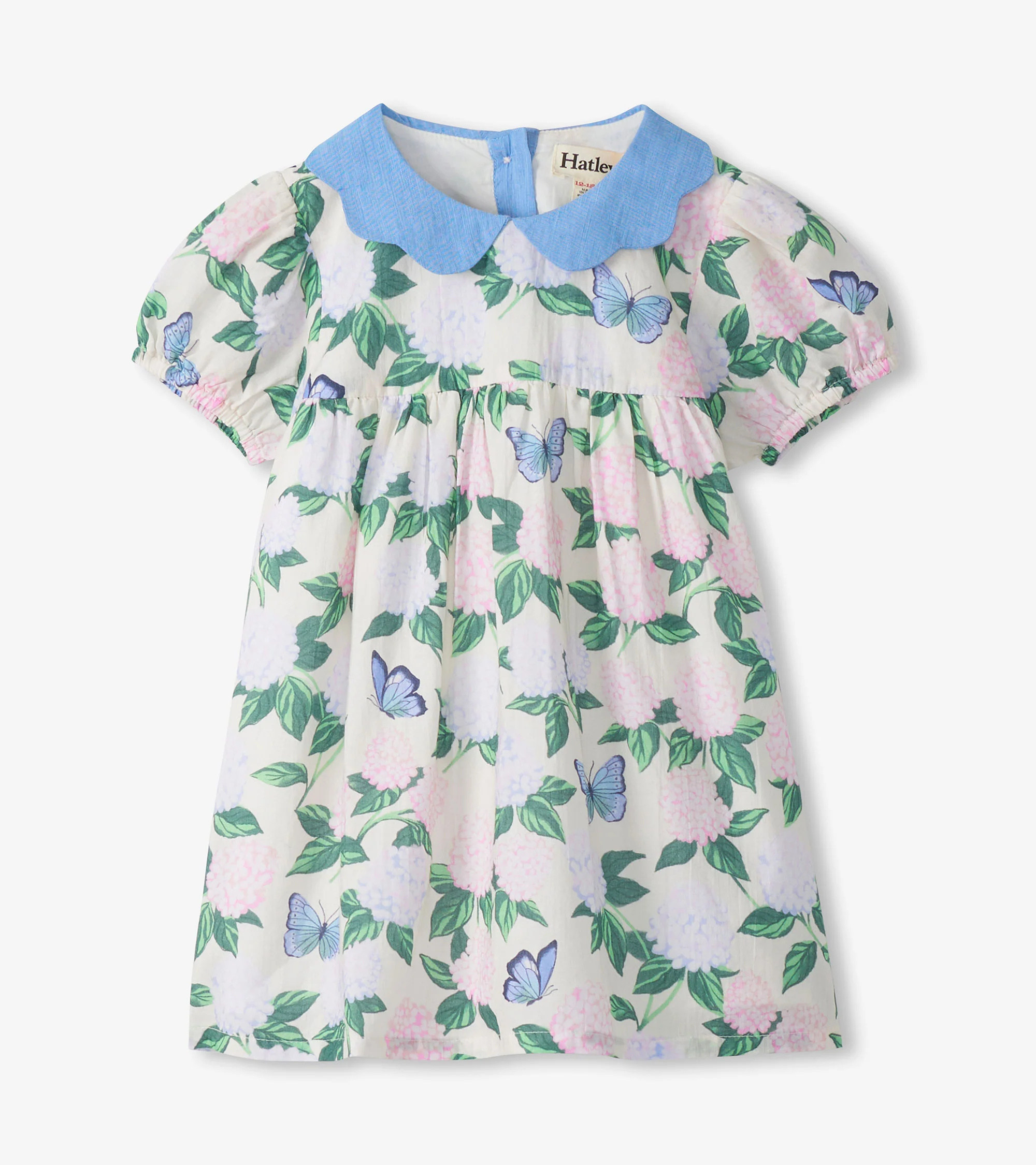 Baby & Toddler Girls Enchanted Garden Woven Collar Dress - Image 2