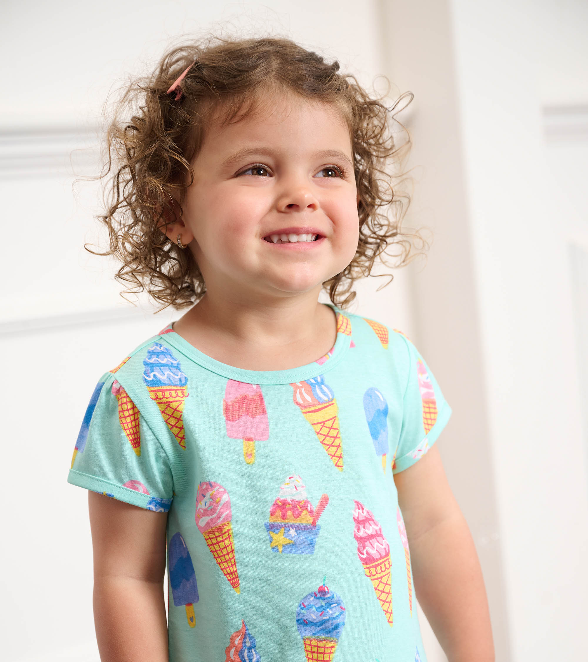 Baby & Toddler Girls Ice Cream Treats Gathered Dress - Image 5