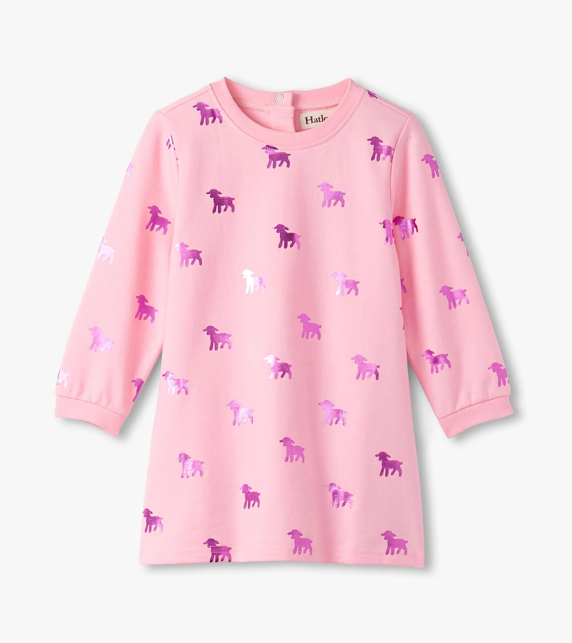 Baby & Toddler Girls Lamb Silhouette Dress and Legging Set - Image 3