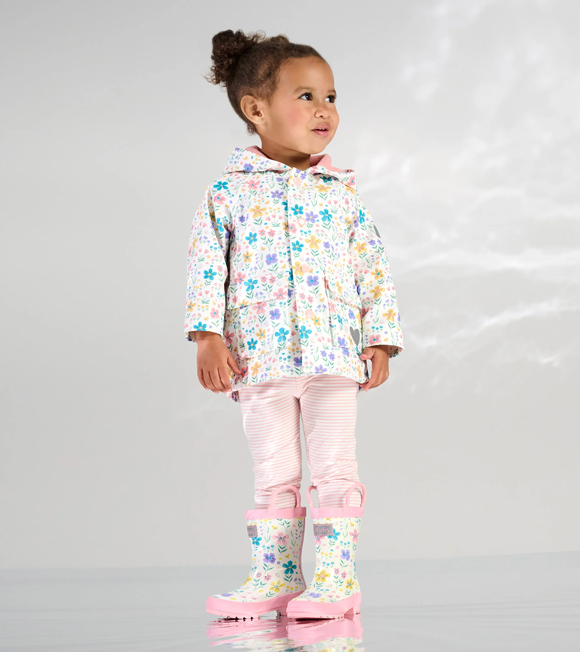 Baby & Toddler Girls Little Garden Chicks Button-Up Rain Jacket - Image 2