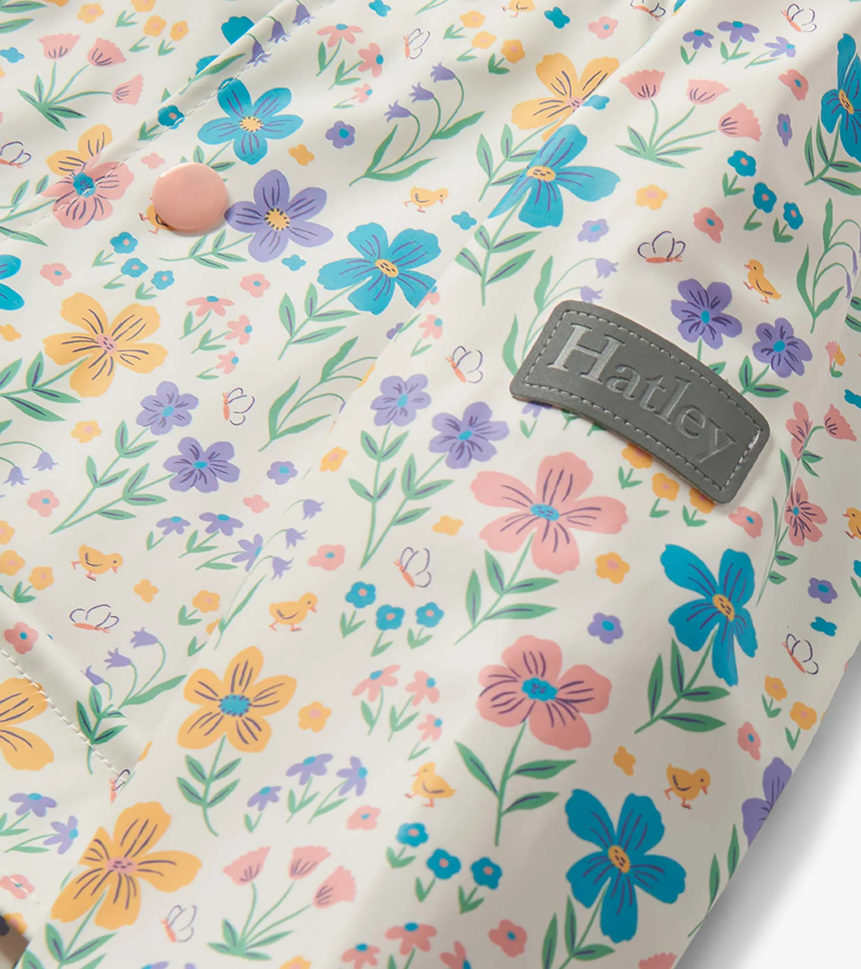 Baby & Toddler Girls Little Garden Chicks Button-Up Rain Jacket - Image 7
