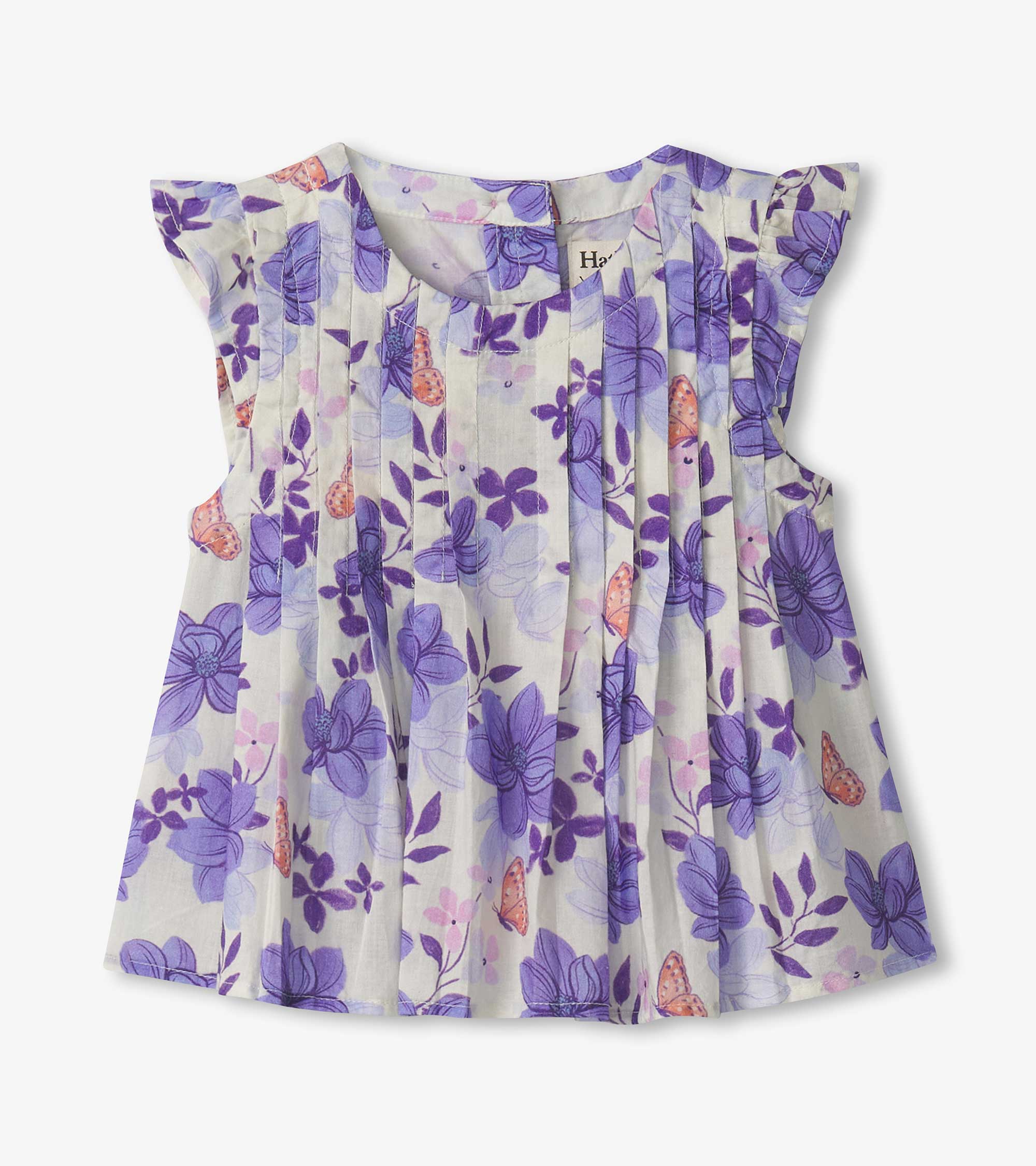 Baby & Toddler Girls Painted Magnolias Pin Tuck Tup & Bloomer Set - Image 3