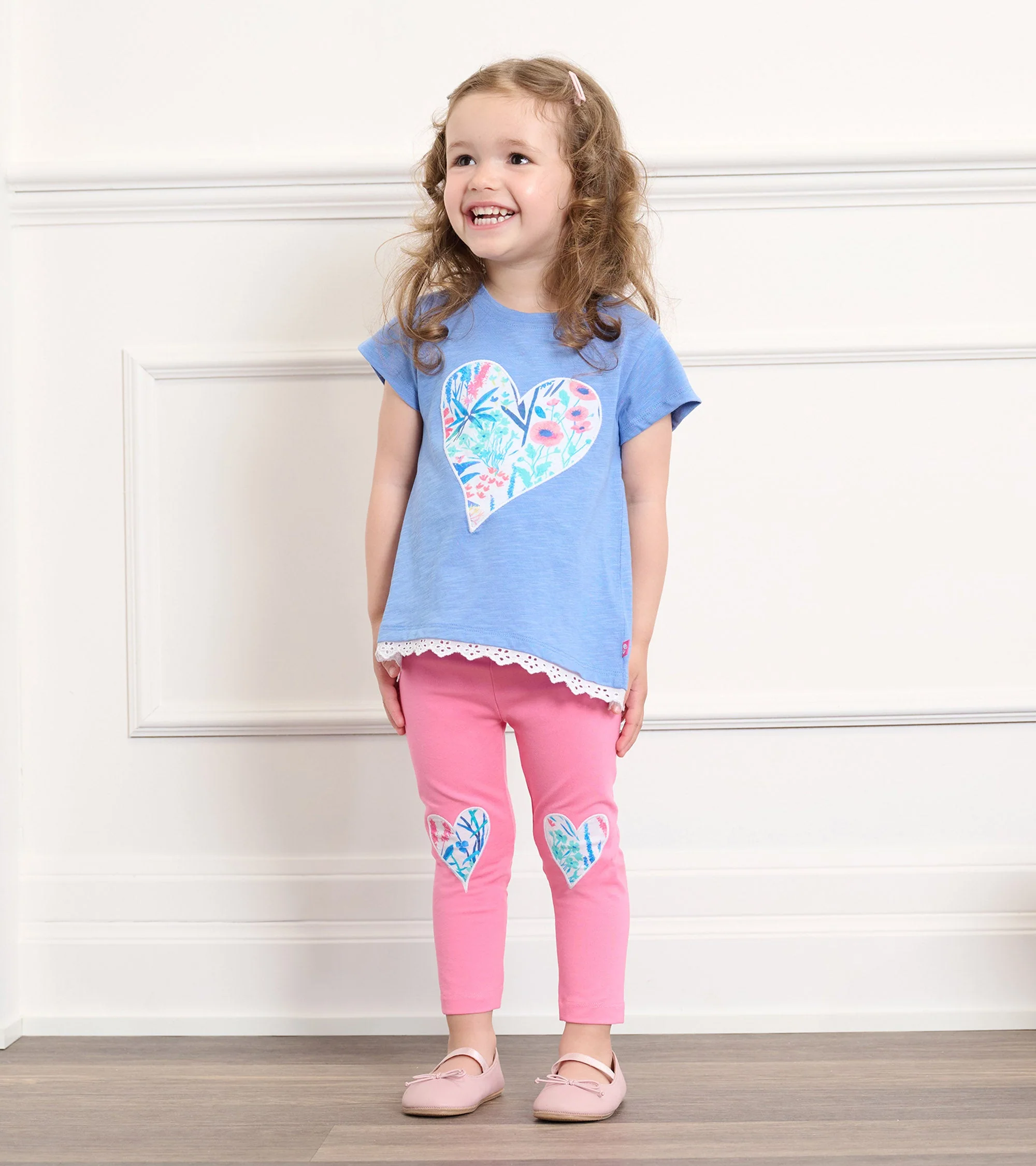 Baby & Toddler Girls Pink Carnation Classic Leggings - Image 2