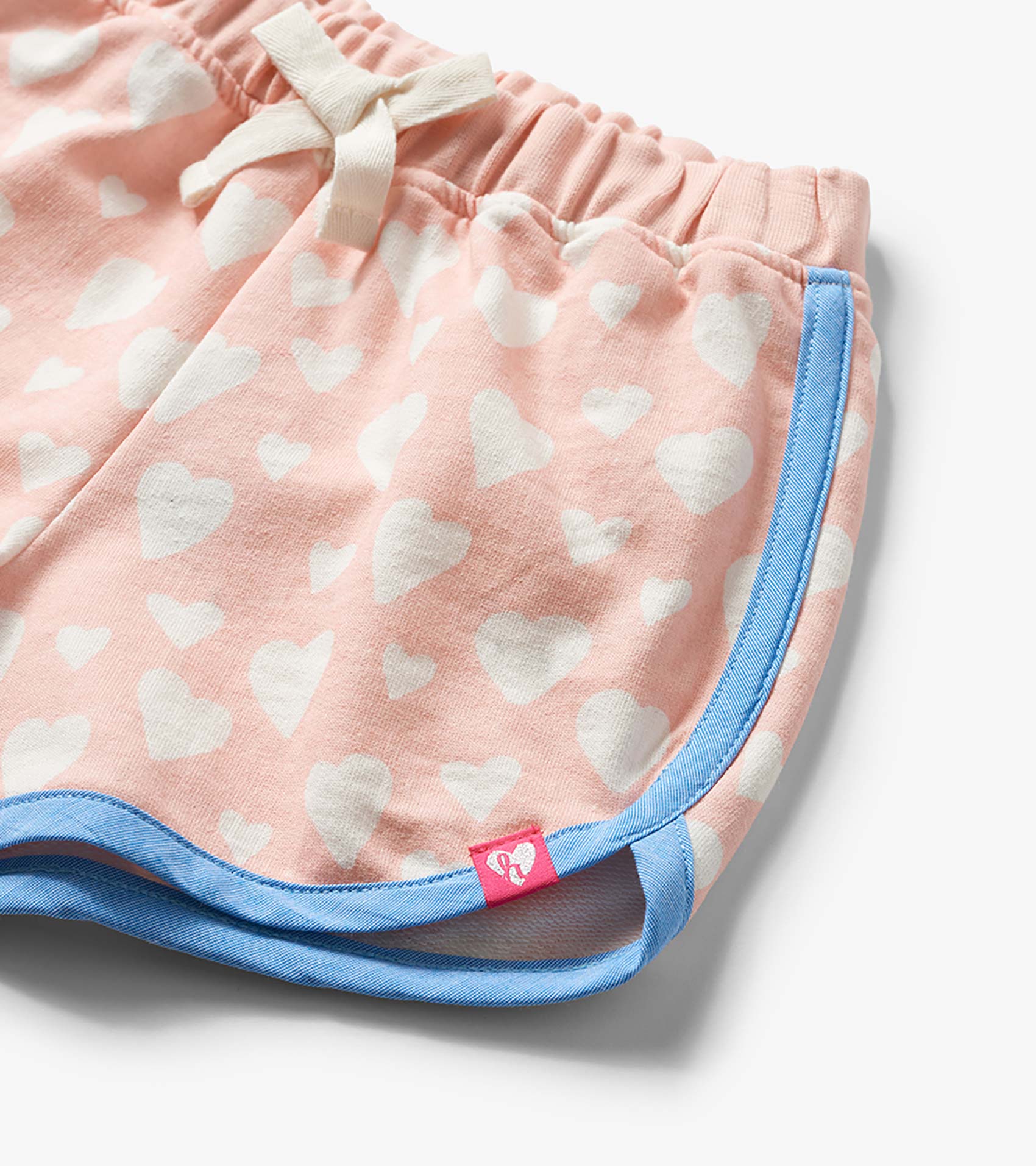 Baby & Toddler Girls Puffy Hearts T-Shirt & Short Set - Image 2