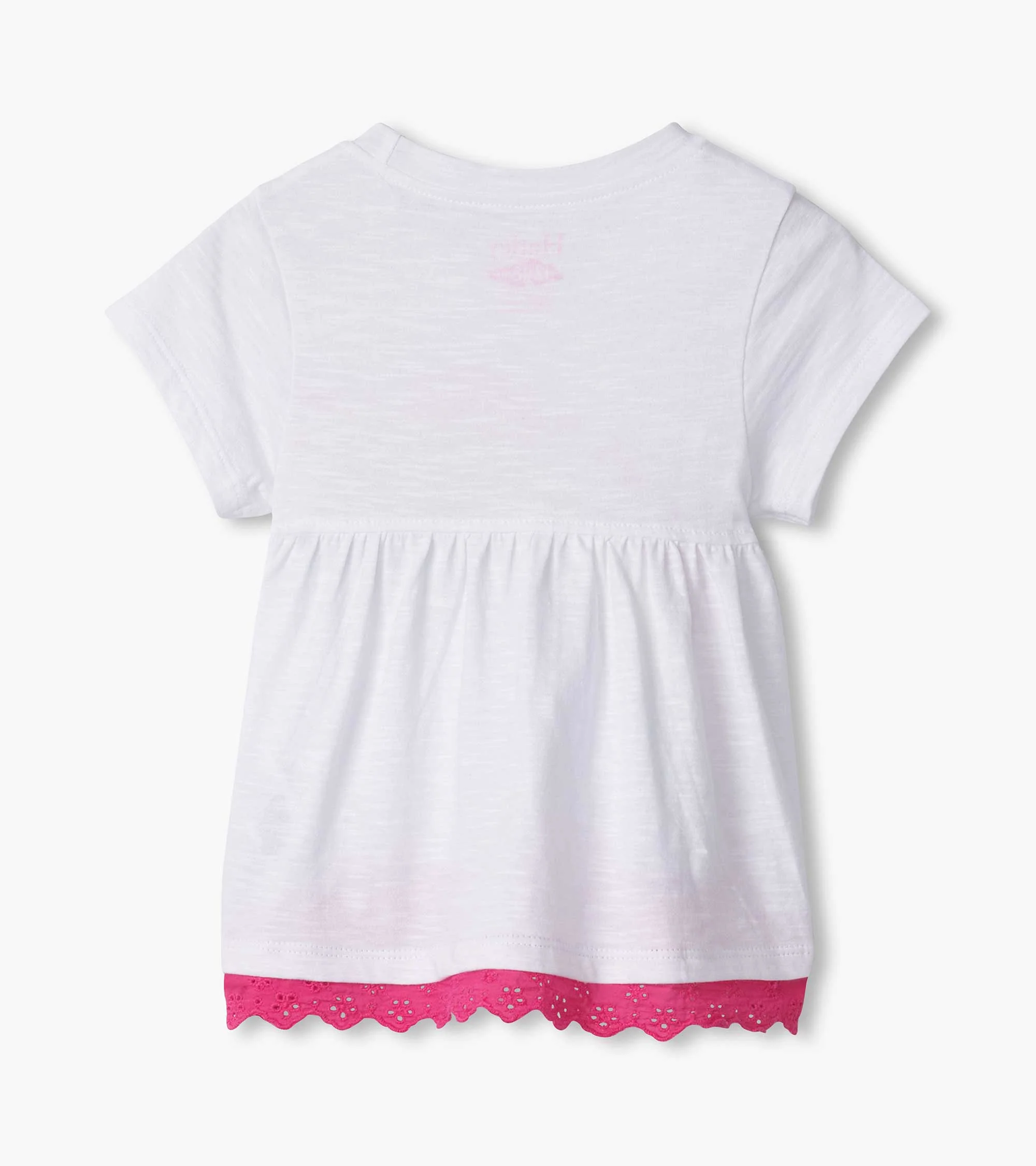 Baby & Toddler Girls Rainbow Eyelet Eyelet Trim T-Shirt - Image 4