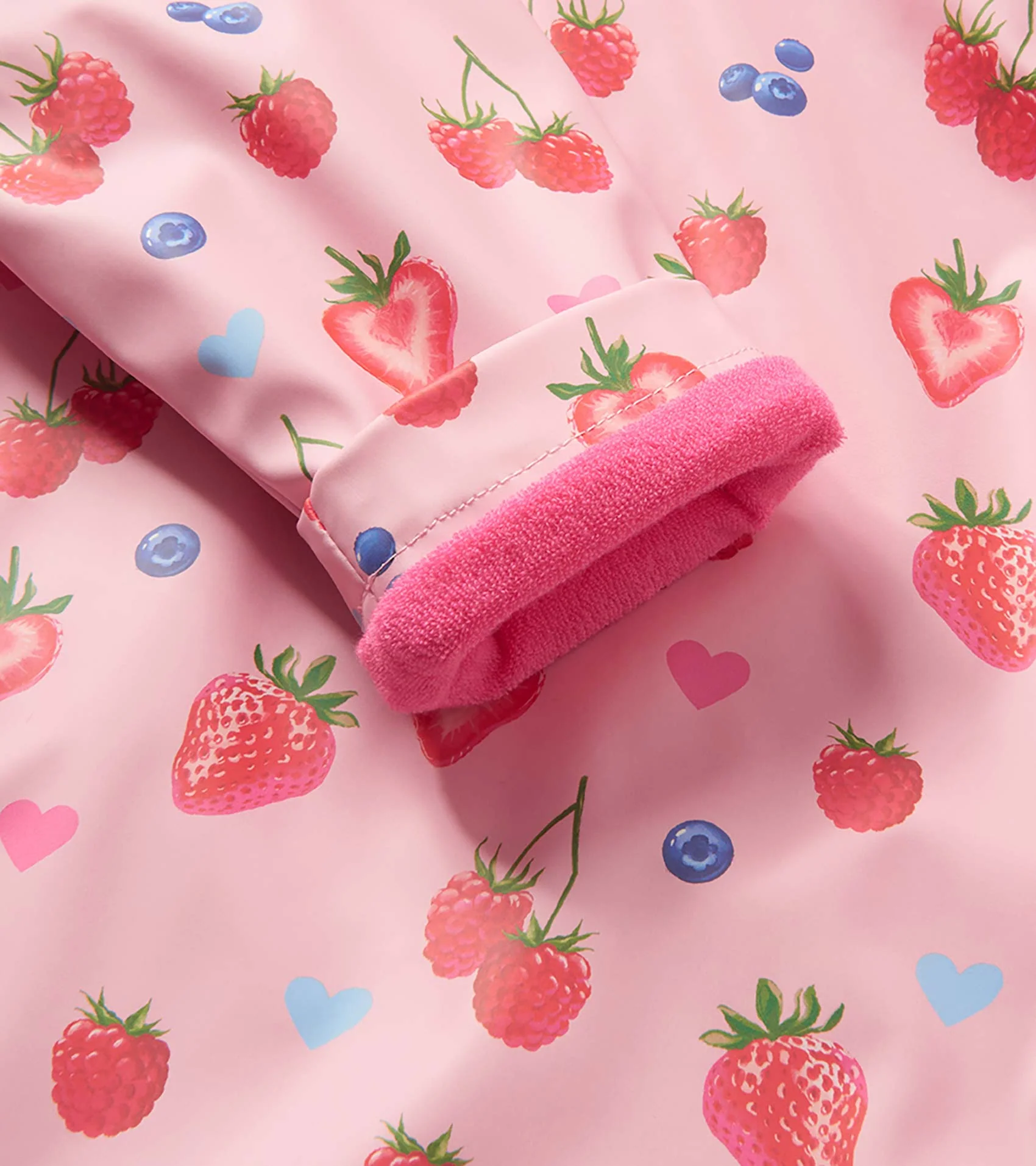 Baby & Toddler Girls Summer Berries Button-Up Rain Jacket - Image 5