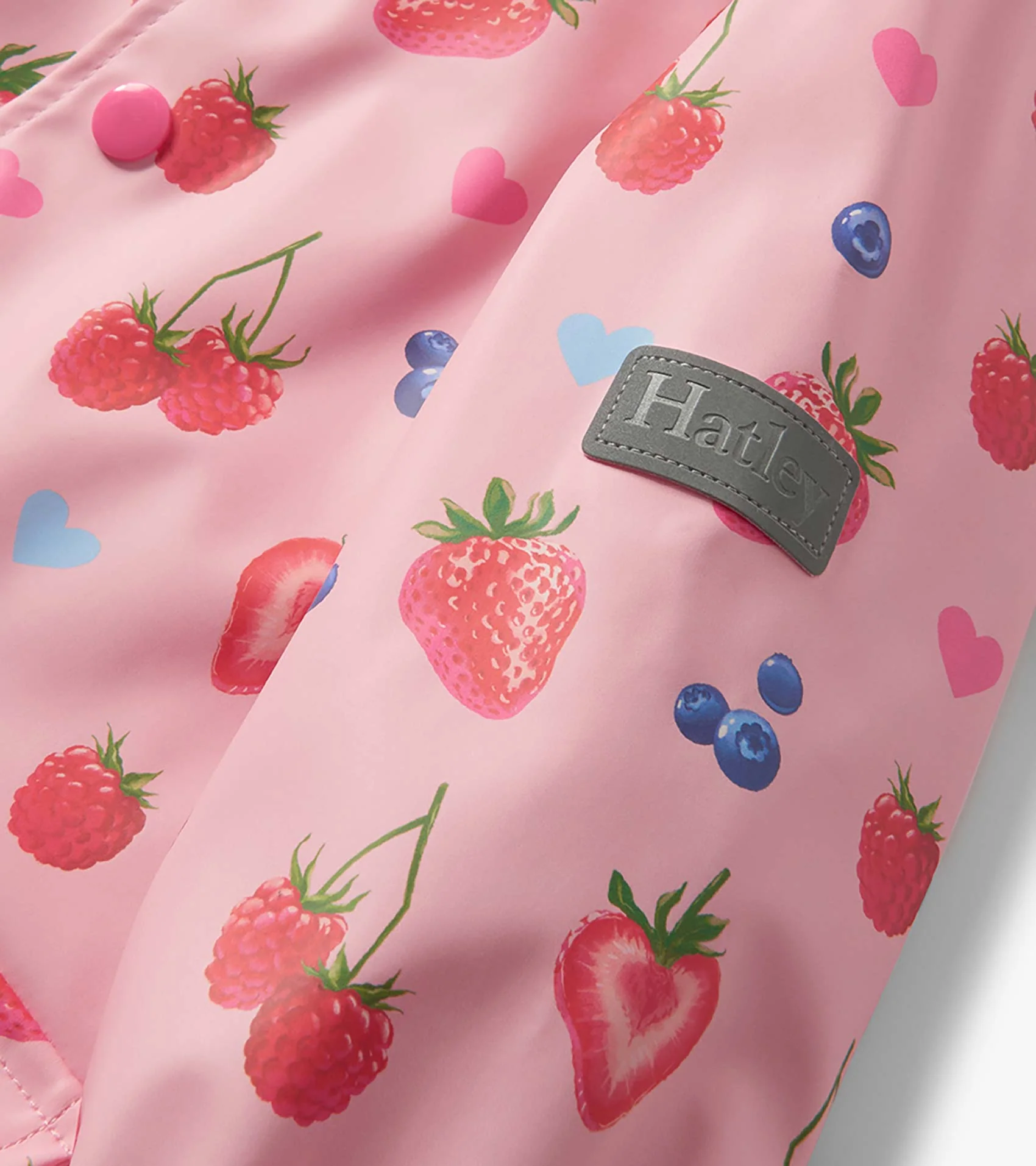 Baby & Toddler Girls Summer Berries Button-Up Rain Jacket - Image 6