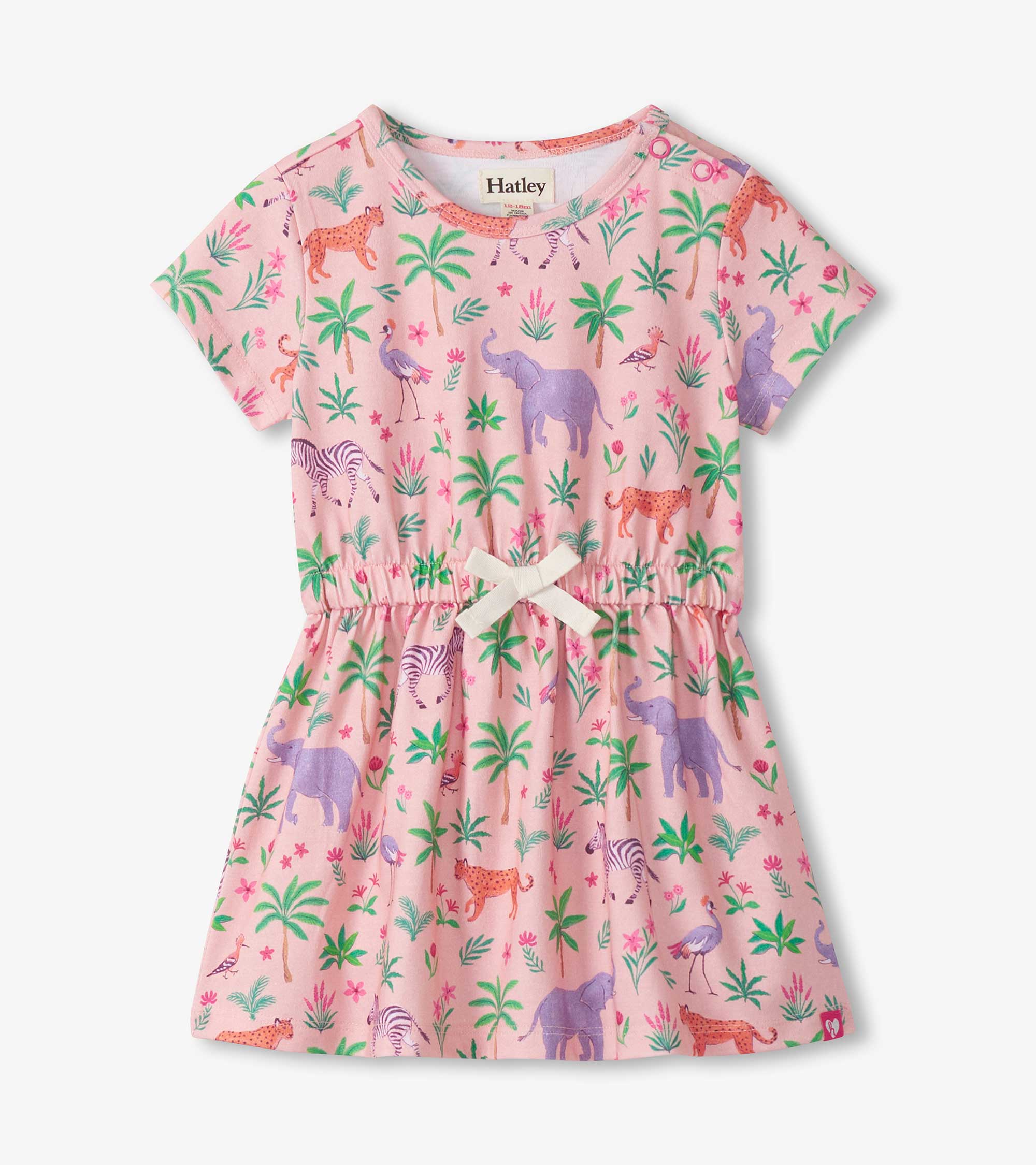 Baby & Toddler Girls Tender Safari Short Sleeve Dress
