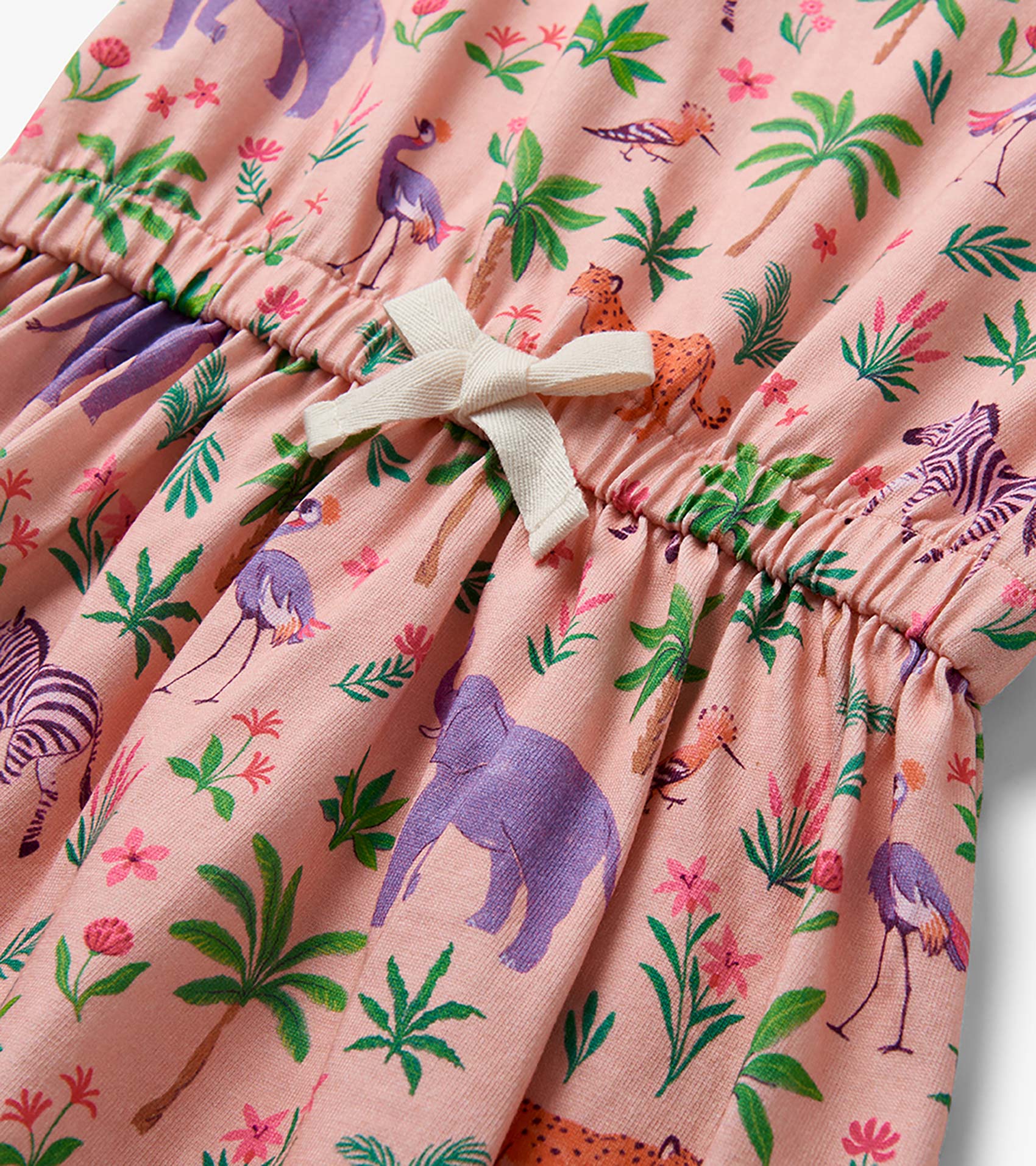 Baby & Toddler Girls Tender Safari Short Sleeve Dress - Image 3