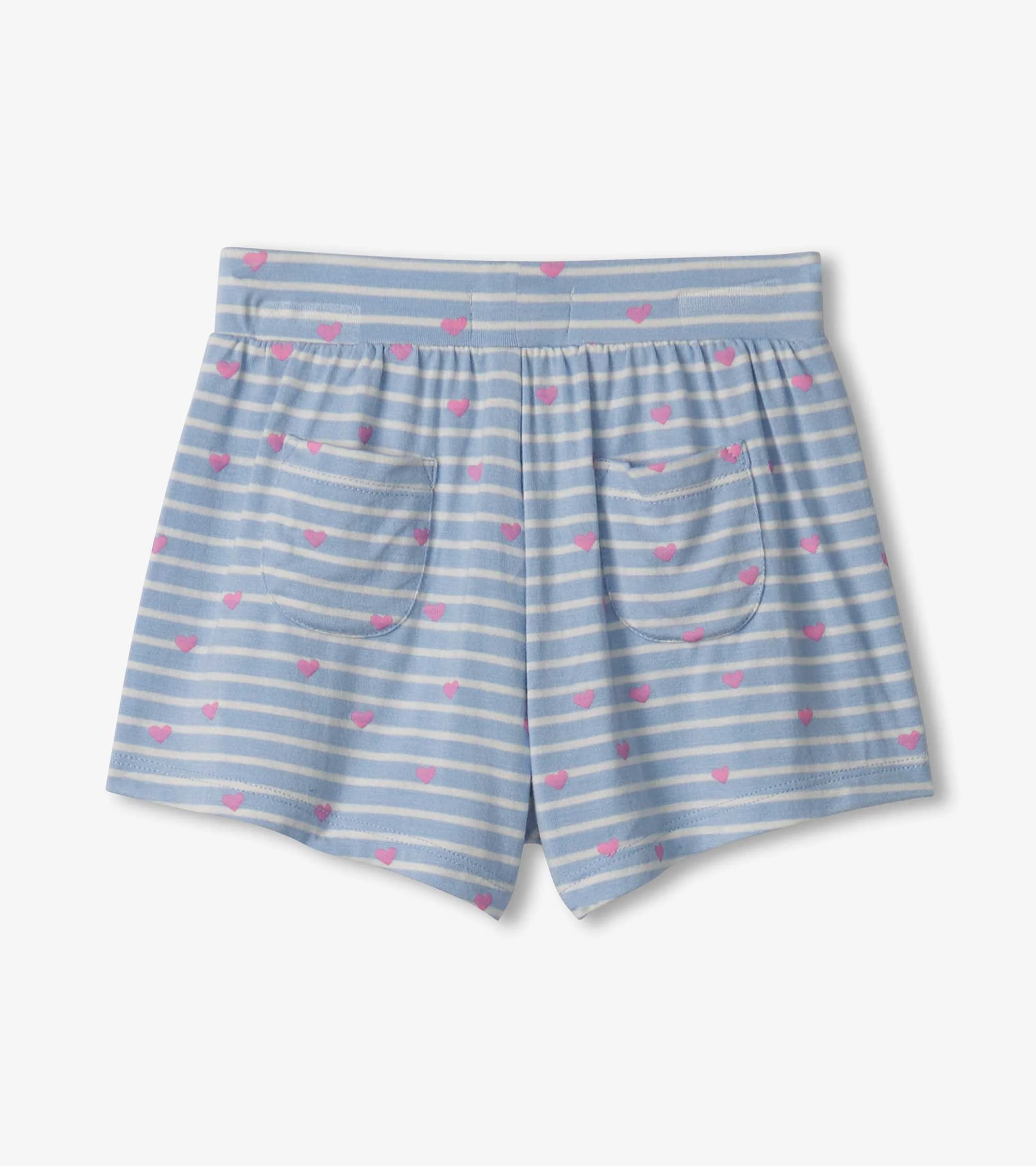 Baby & Toddler Girls Windsurfer Blue Patch Pocket Shorts - Image 2