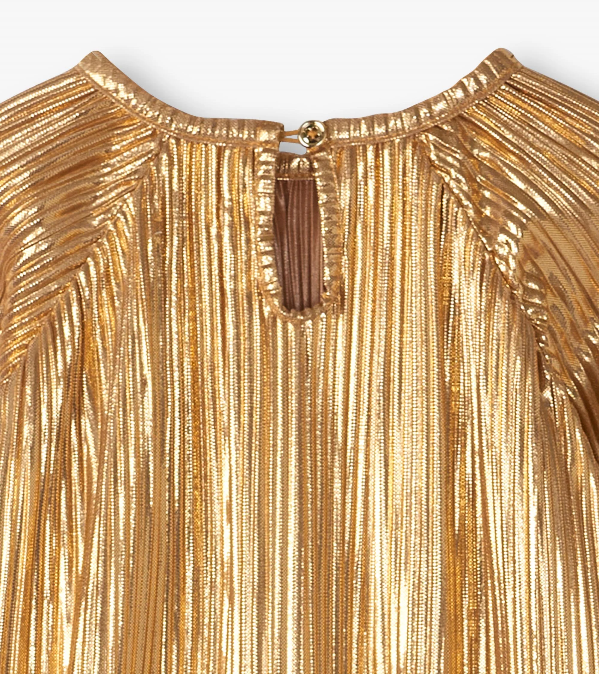 Baby & Toddler Gold Metallic Special Dress - Image 6