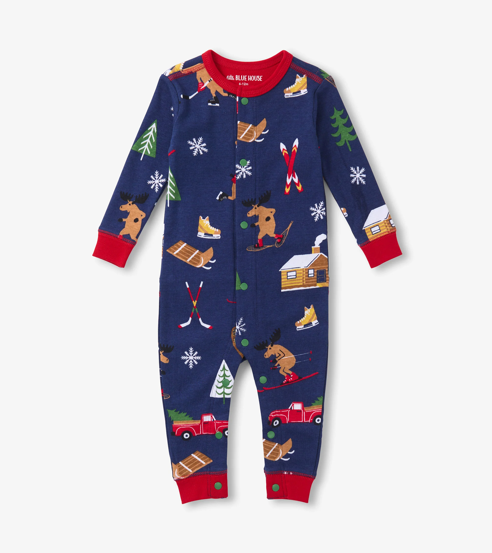 Baby Winter Cabin Union Suit