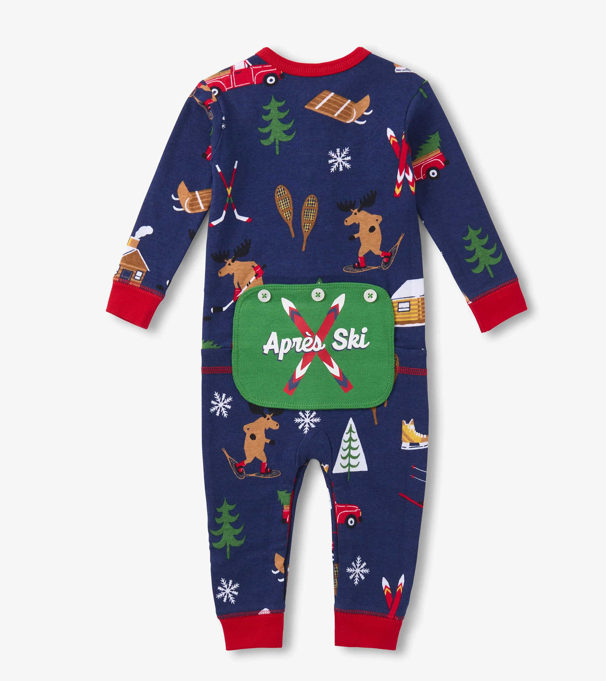 Baby Winter Cabin Union Suit - Image 2