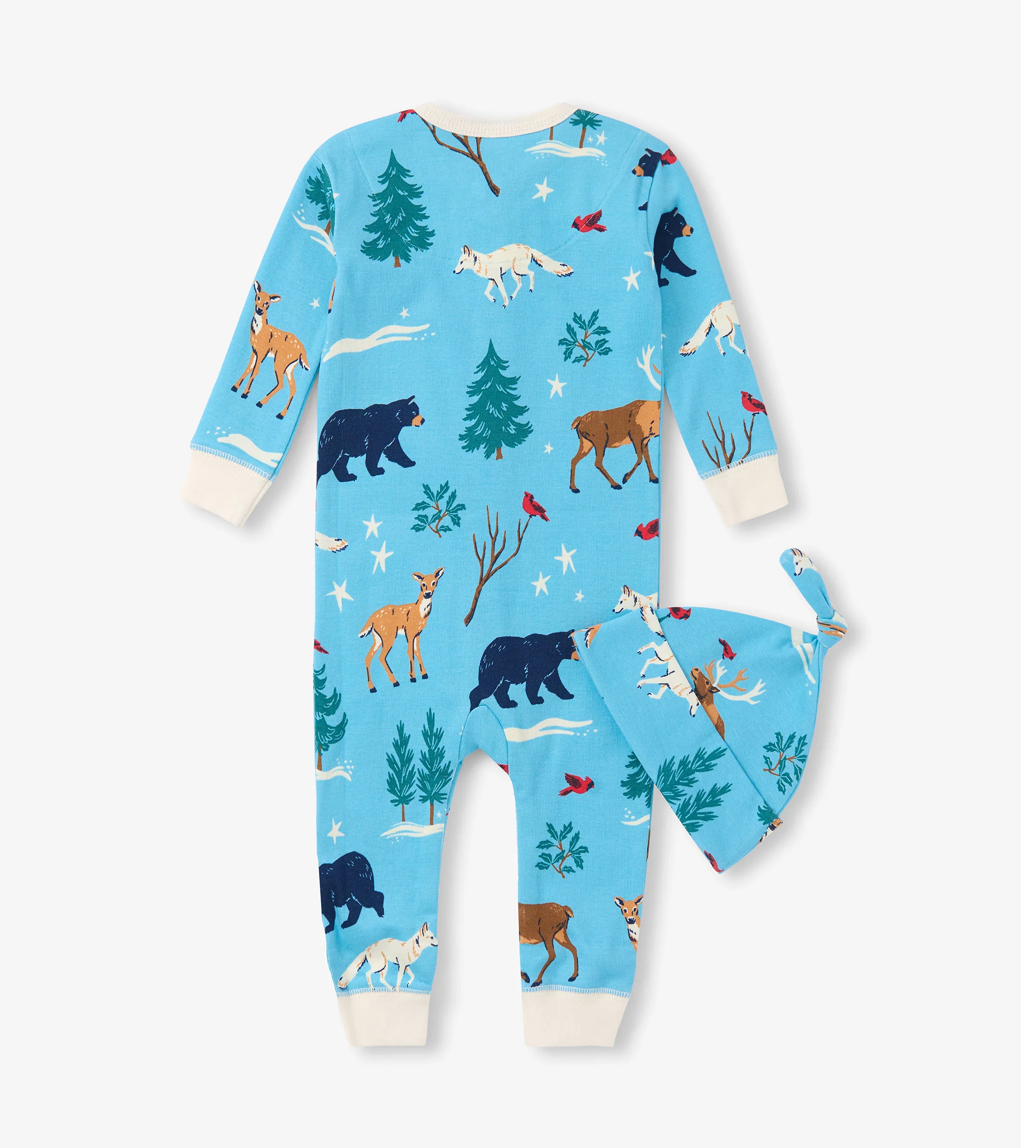 Baby Winter Wonderland Sleeper & Hat - Image 2