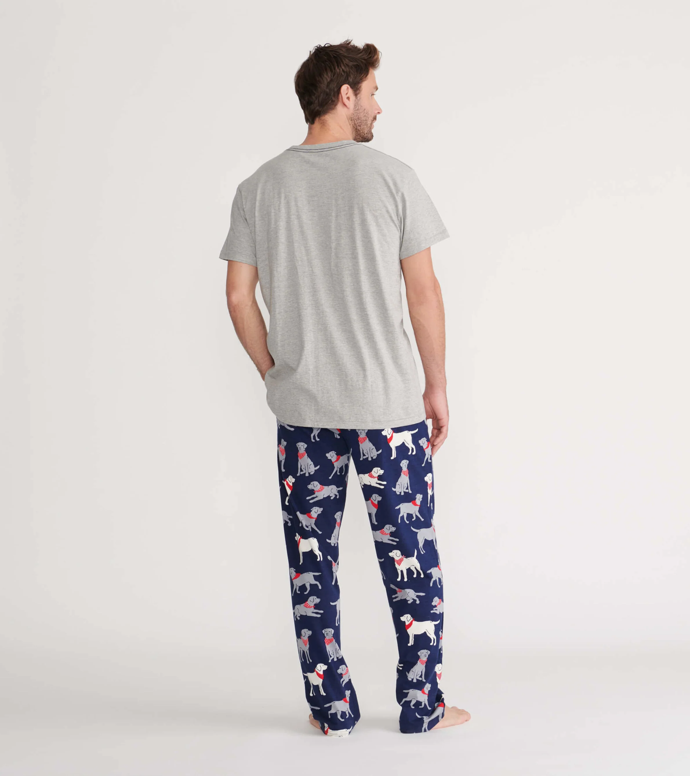 Bandana Labs Men's Stretch Cotton Pajama Pants - Image 4