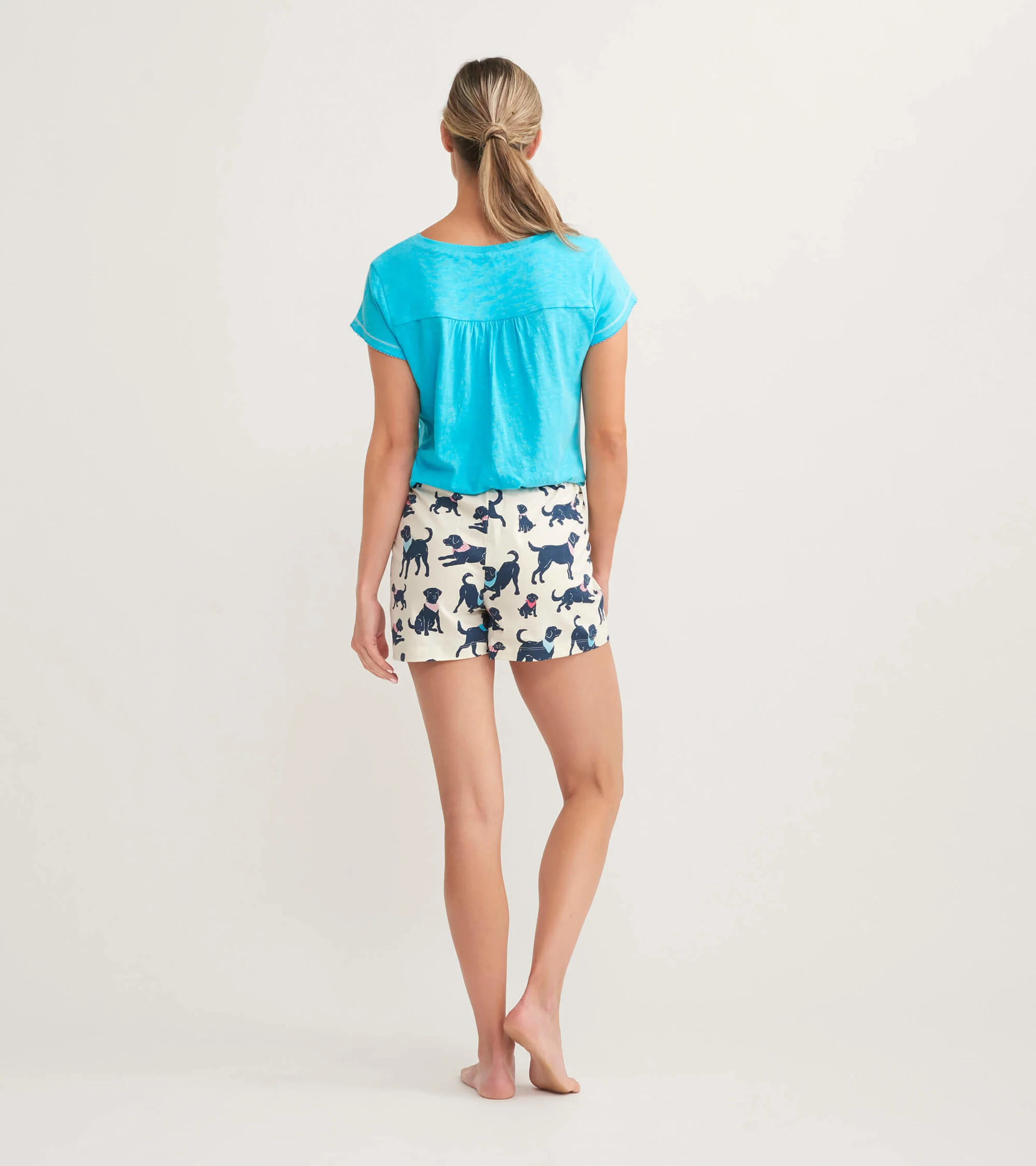 Bandana Labs Women's Cotton Sleep Shorts - Image 4