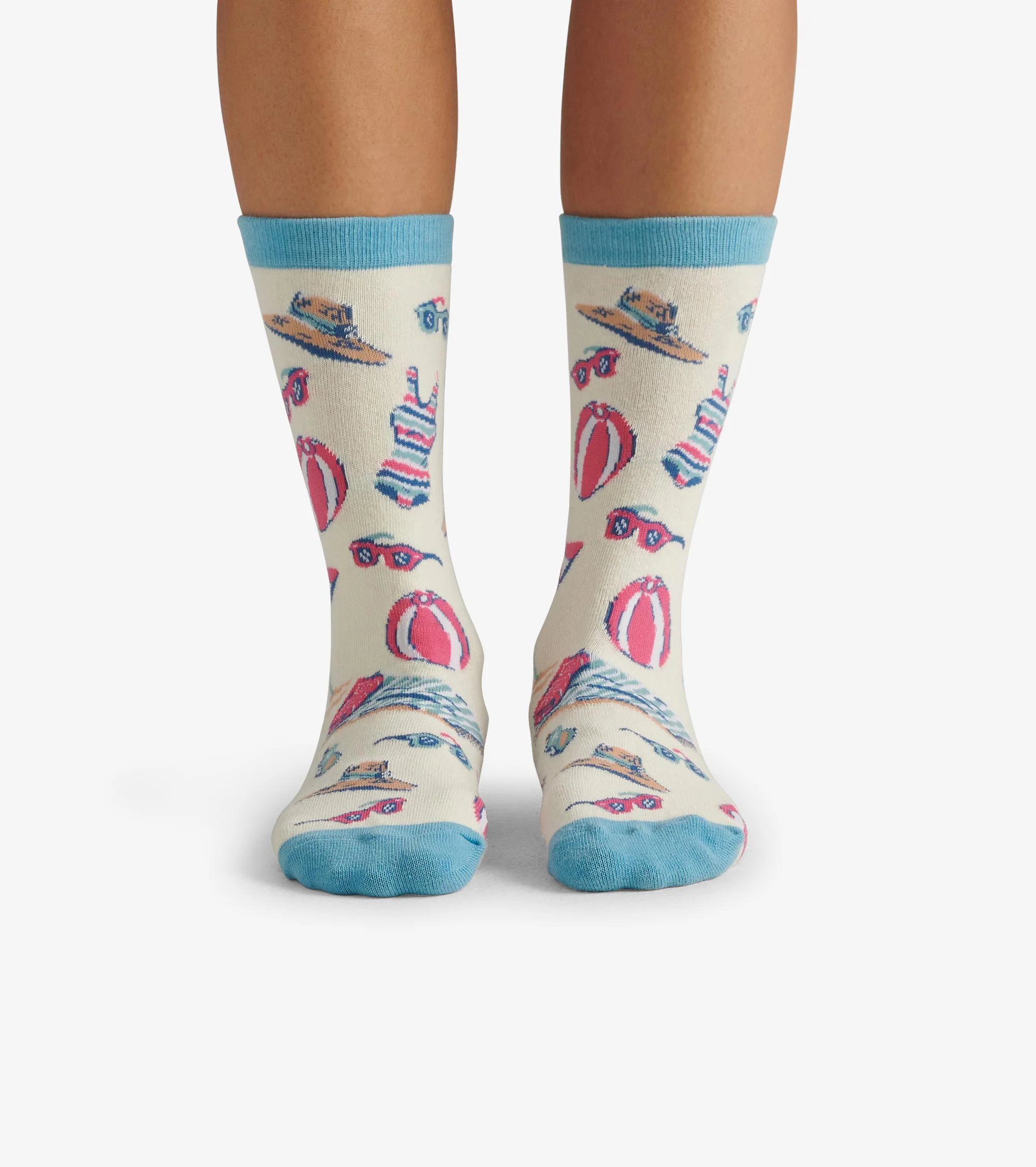 Beach Please Women's Crew Socks - Image 3
