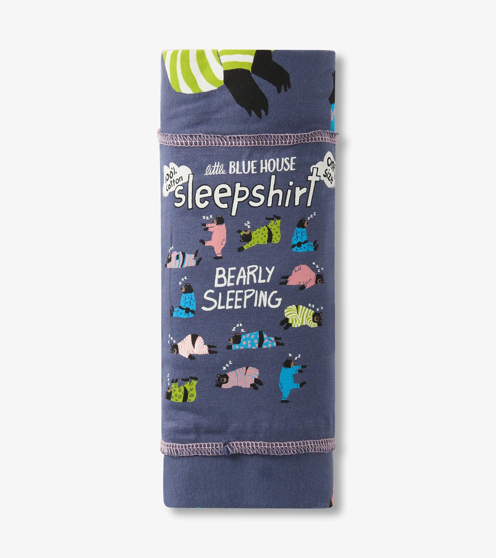 Bearly Sleeping Women's Cotton Sleepshirt - Image 3