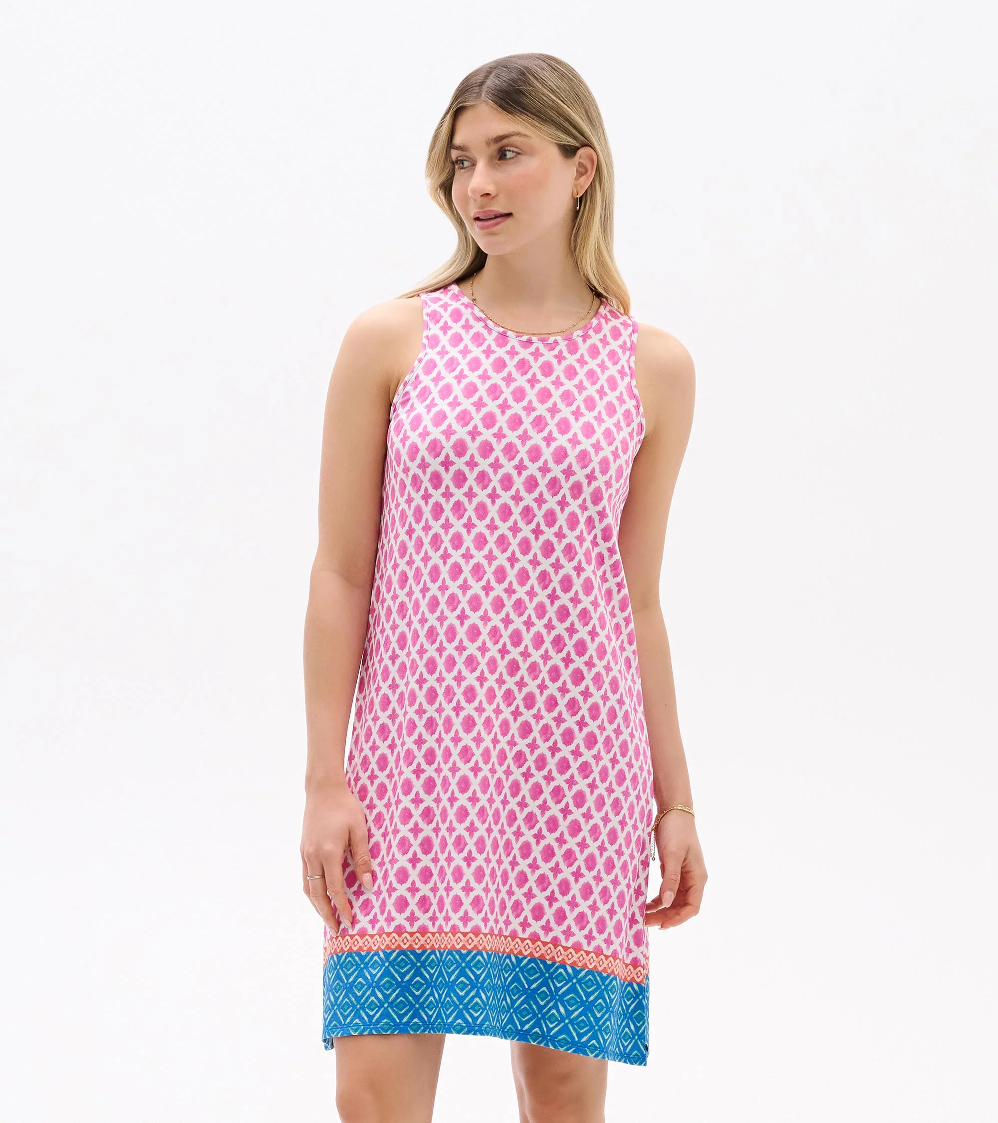 Bella Dress - Rose Medallion