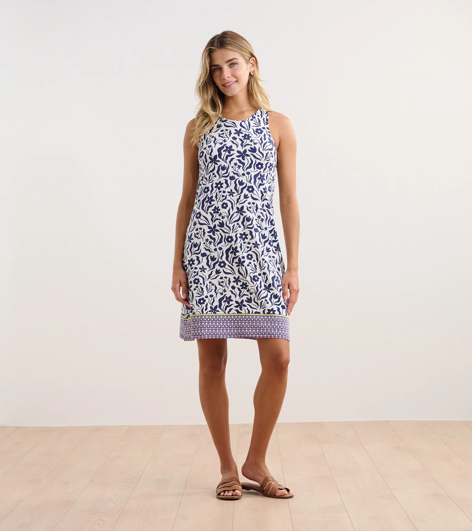 Bella Dress - Wavy Flowers