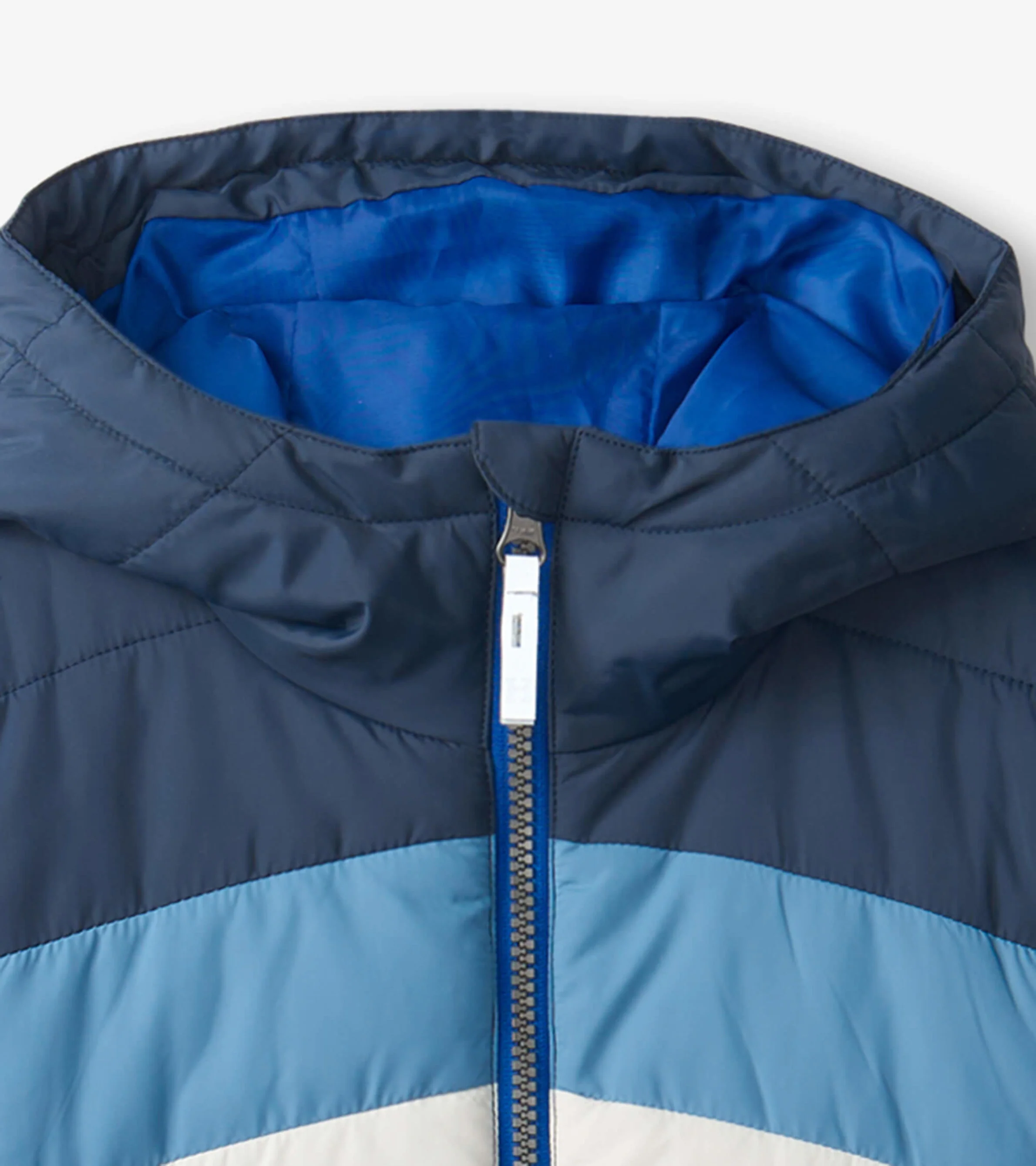 Black & Blue Kids Puffer Jacket - Image 7
