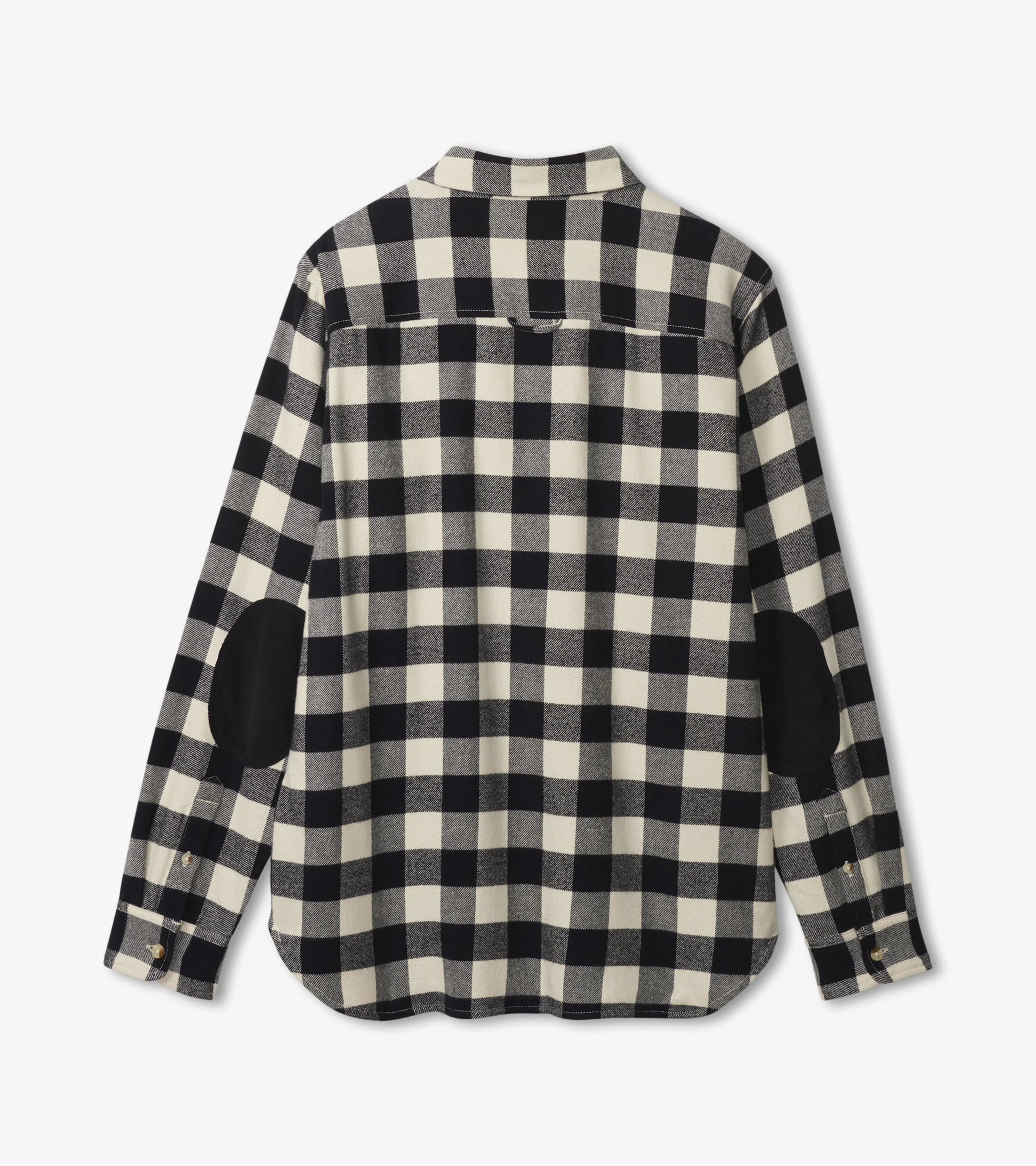 Black Plaid Men's Heritage Flannel Shirt - Image 4