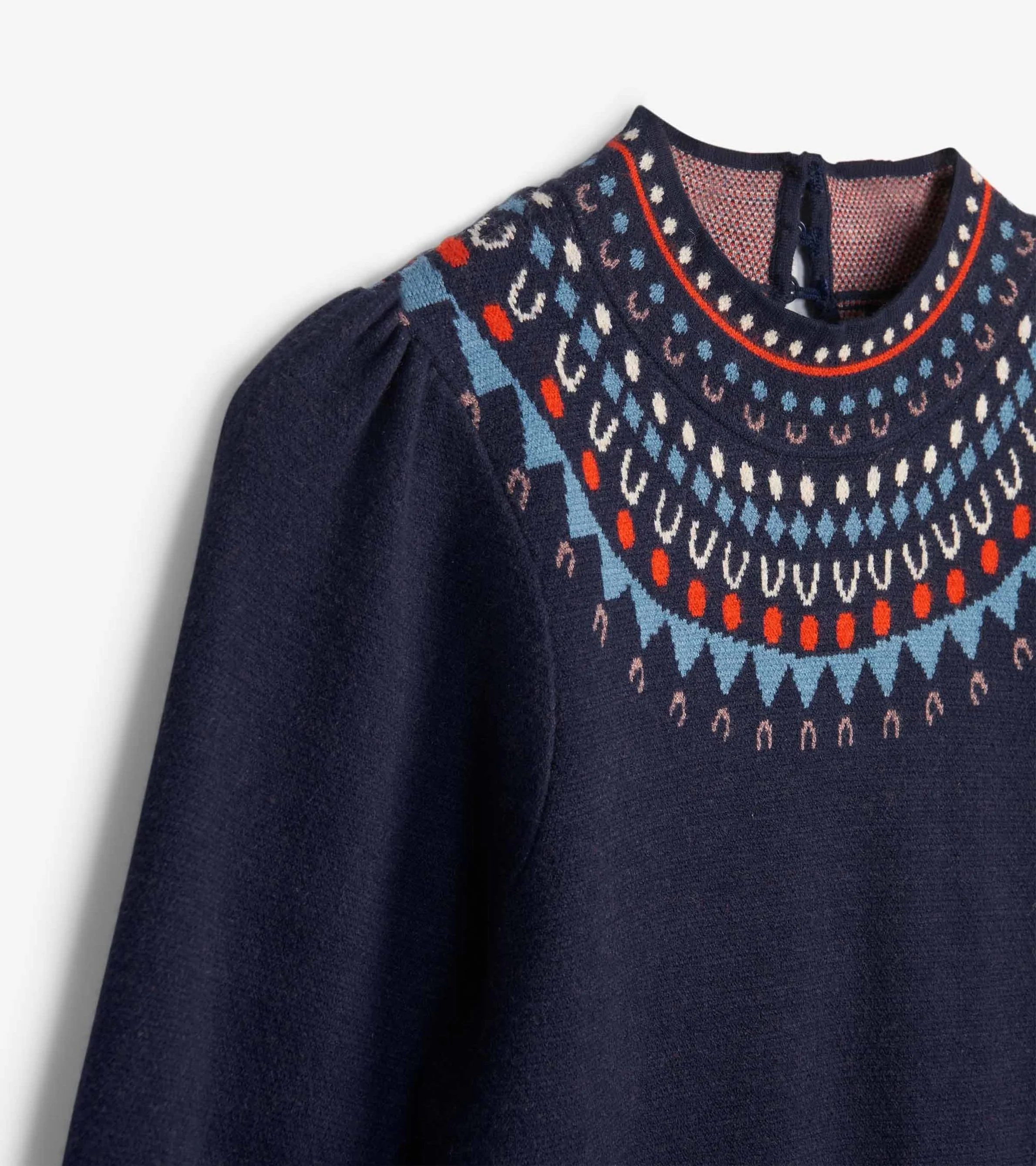 Blair Sweater Dress - Navy - Image 5