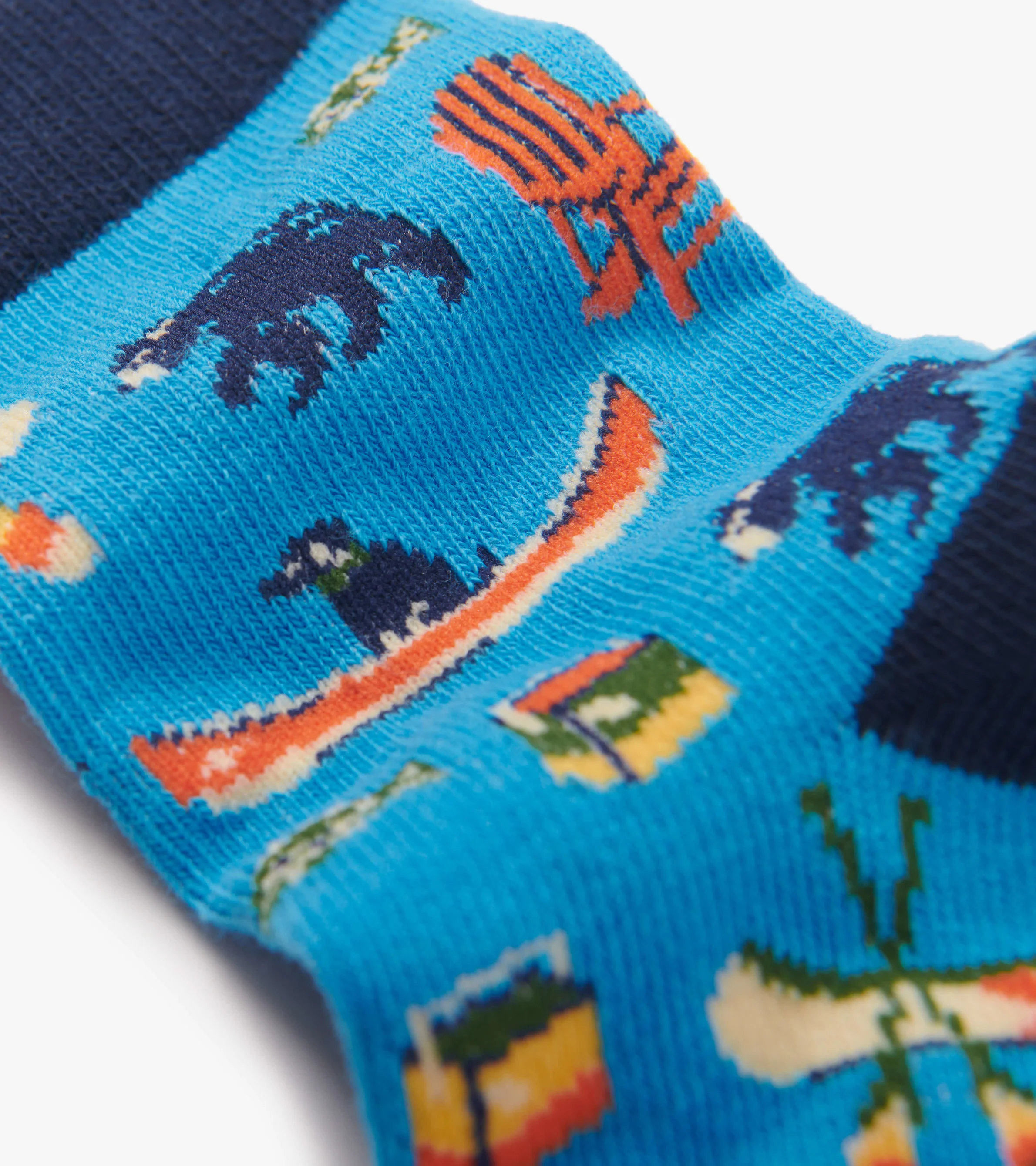 Blue On The Lake Kids Crew Socks - Image 2
