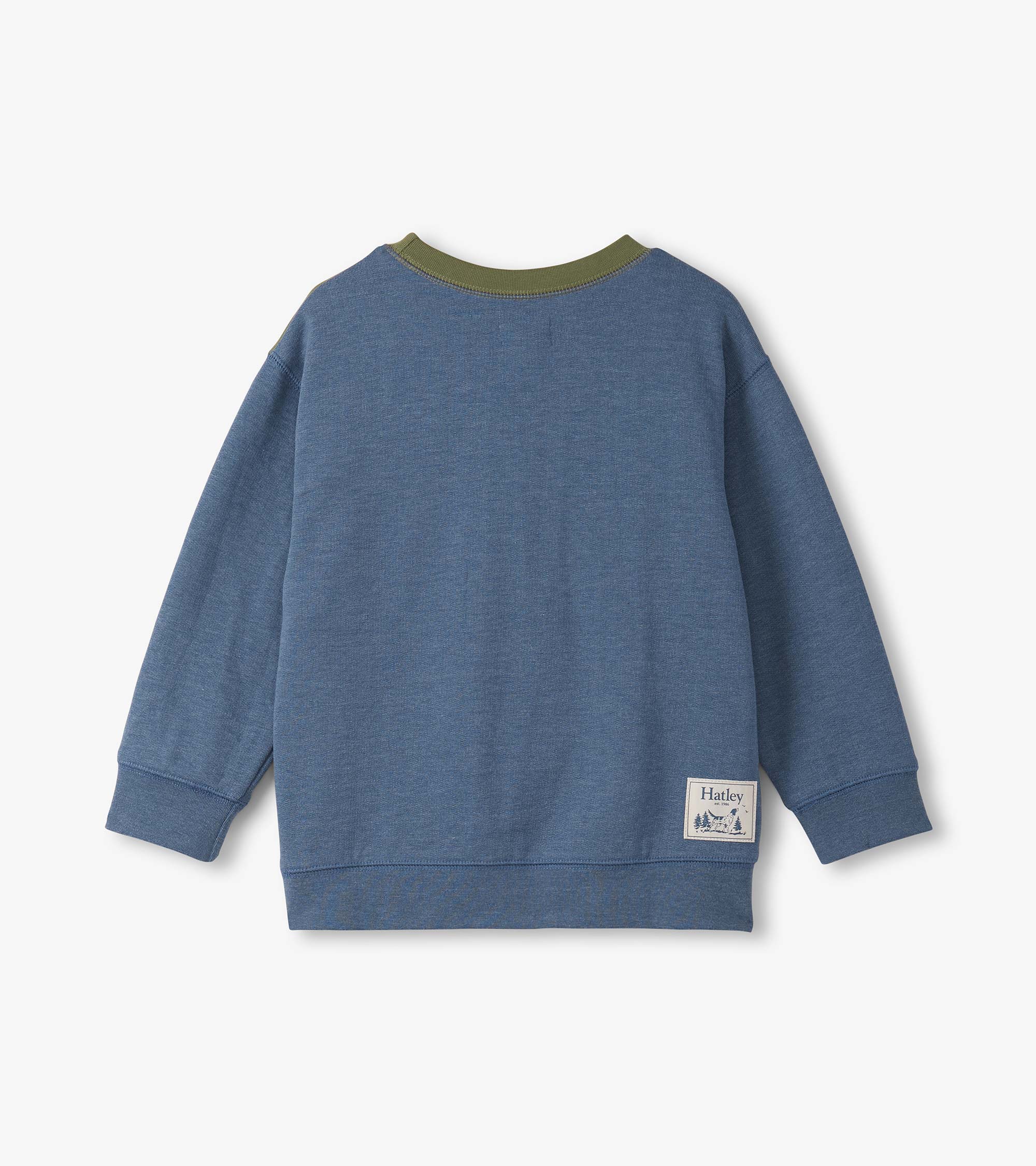 Boys Autumn Colour Block Sweatshirt - Image 3