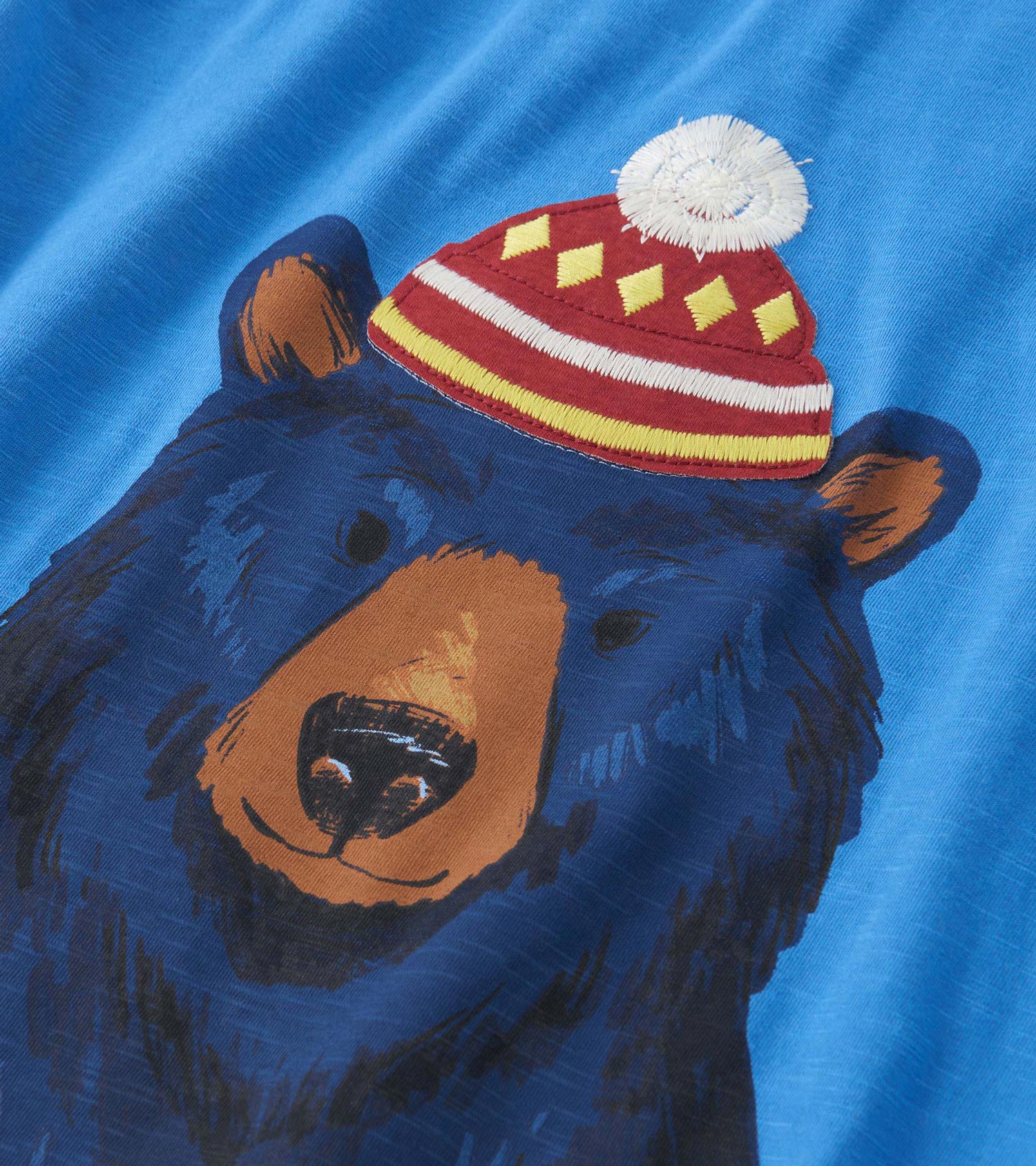 Boys Bear Long Sleeve Graphic Tee - Image 3