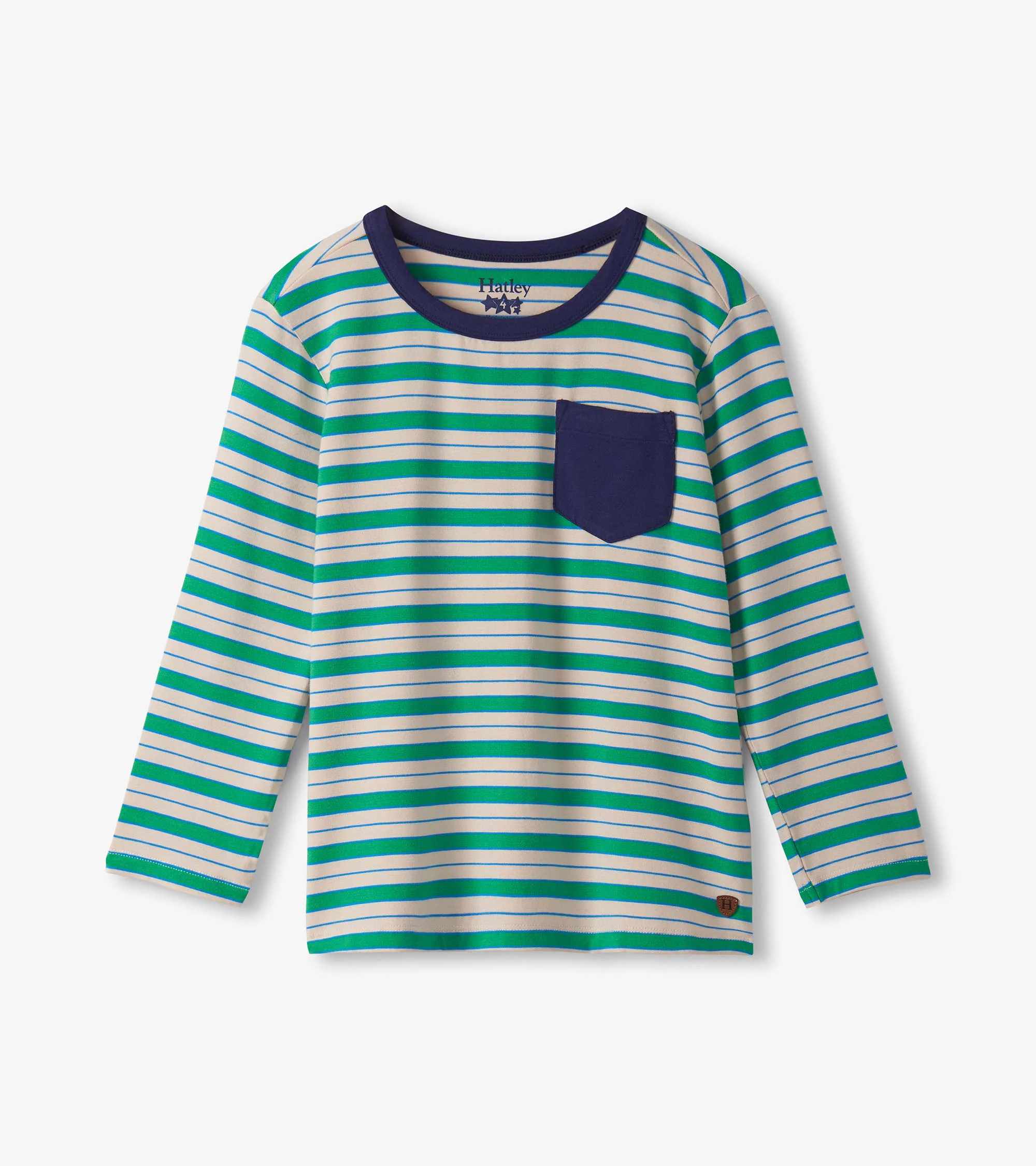 Boys Blarney Stripes Long Sleeve T-Shirt