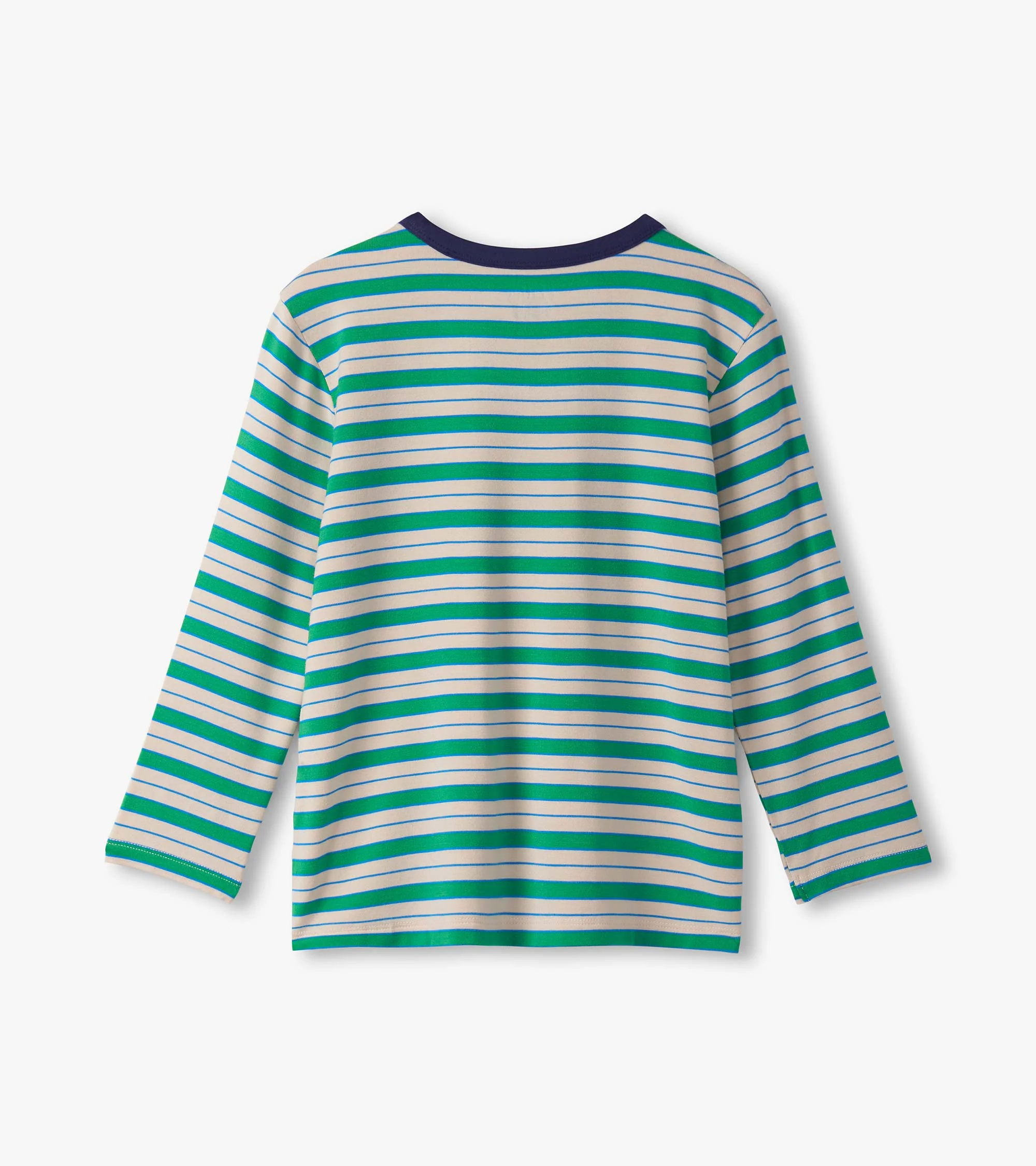 Boys Blarney Stripes Long Sleeve T-Shirt - Image 3