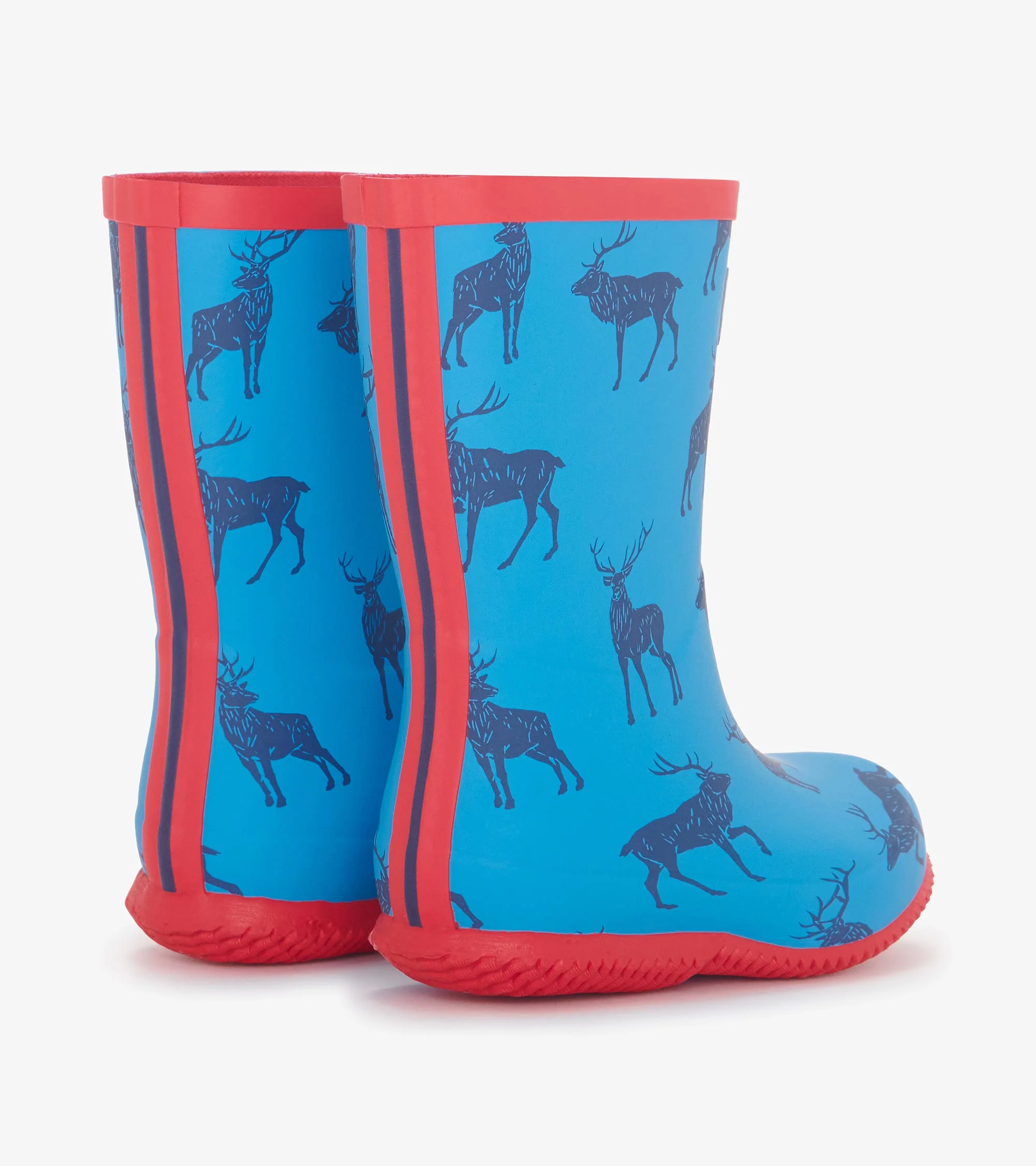 Boys Blue Elks Packable Rain Boots - Image 2